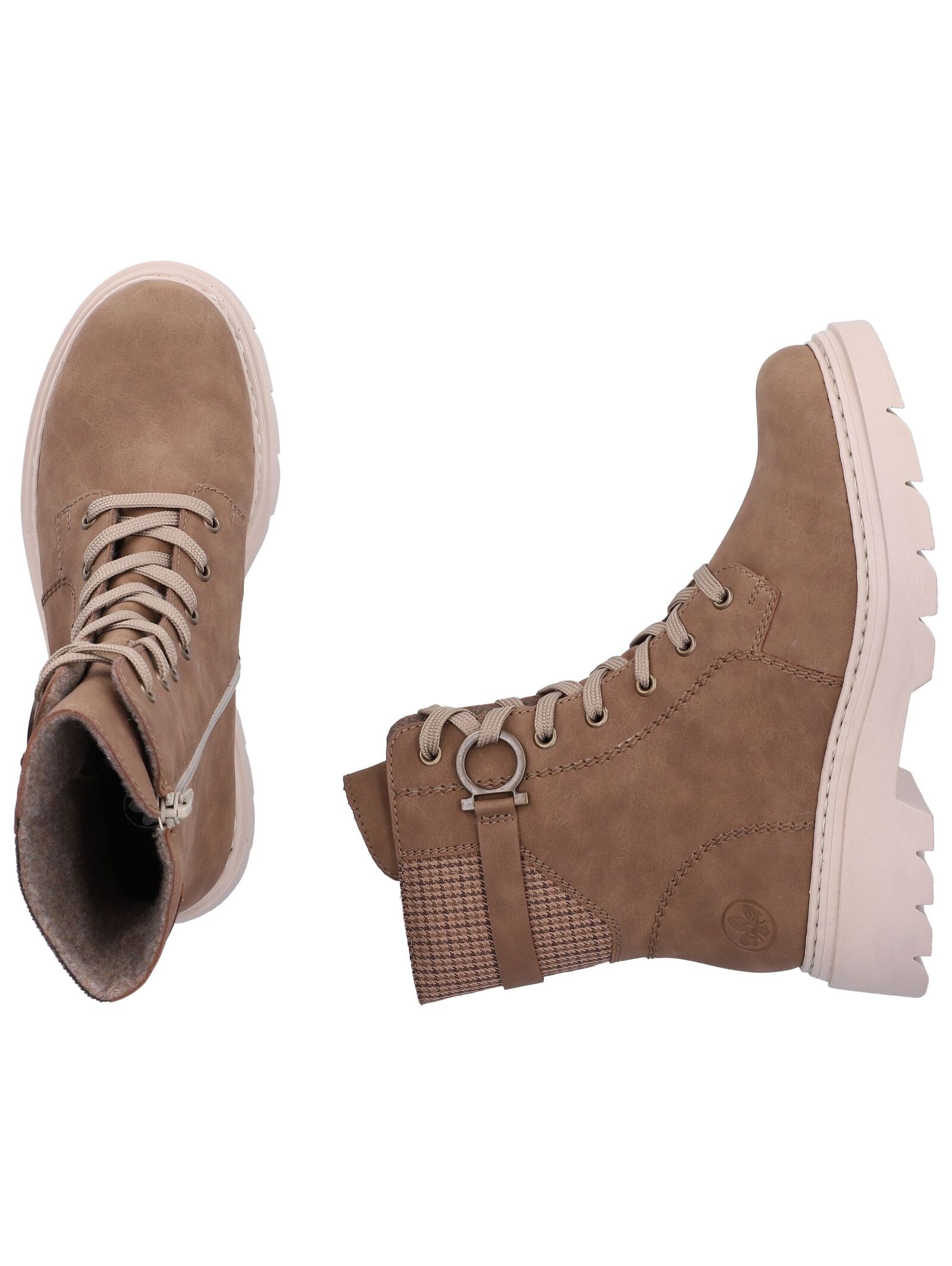 Rieker Schnürstiefelette »Rieker Stiefelette Lederimitat«