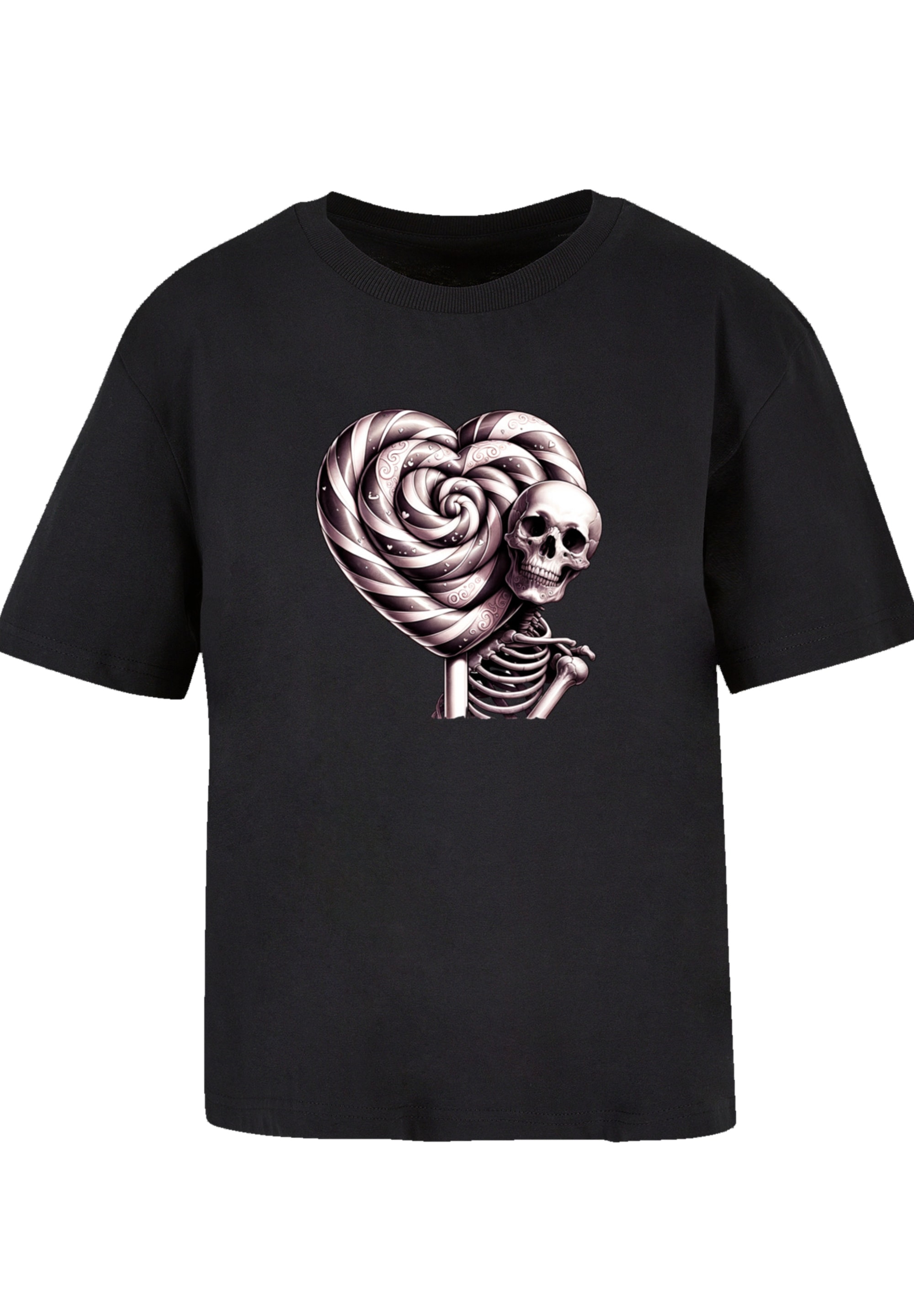 F4NT4STIC T-Shirt »Süße Süßigkeiten Herzform Liebe«, Premium Qualität