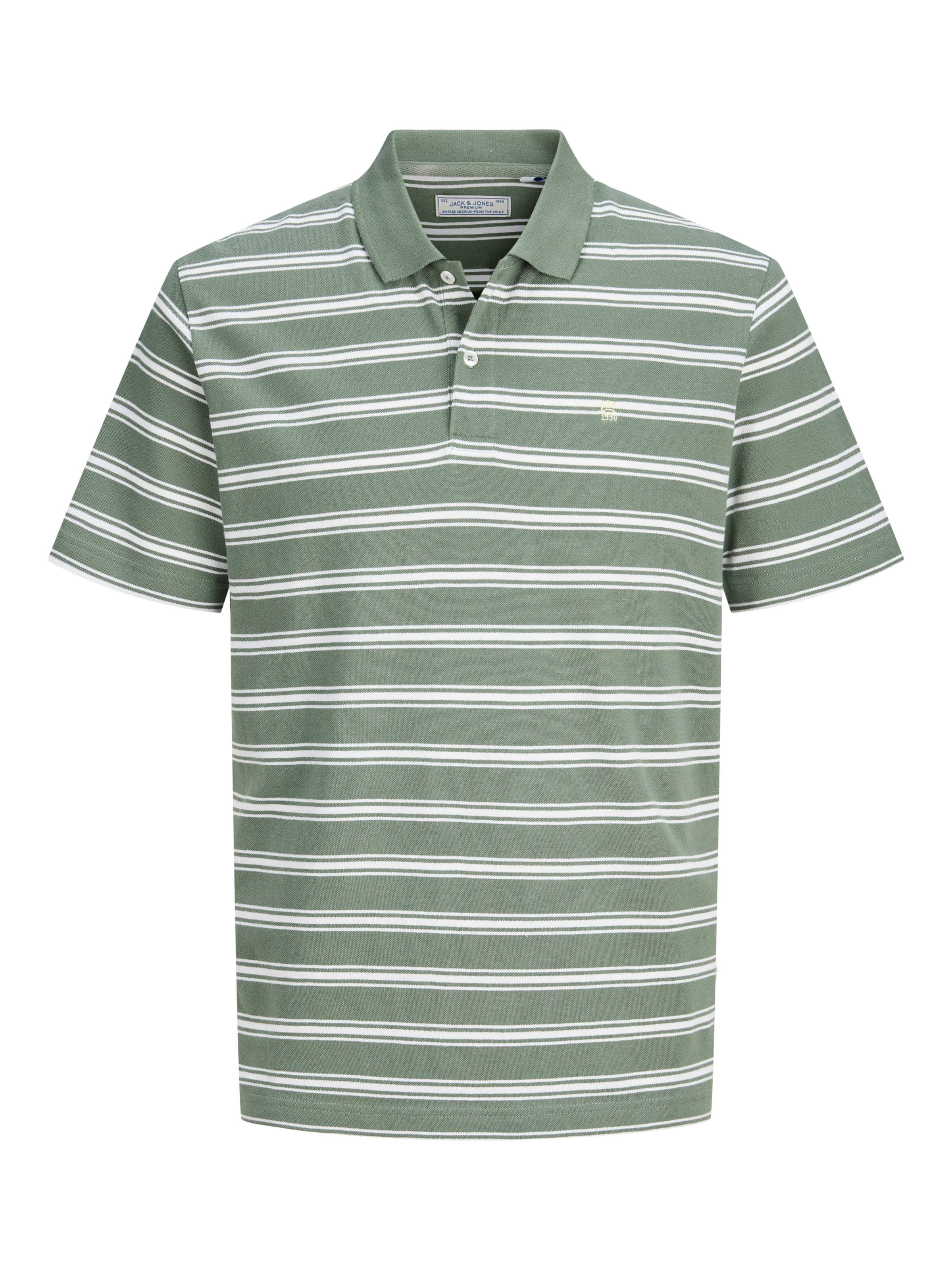 Jack & Jones Poloshirt »JPRBLUADAM SS STRIPED POLO« mit Streifen Muster