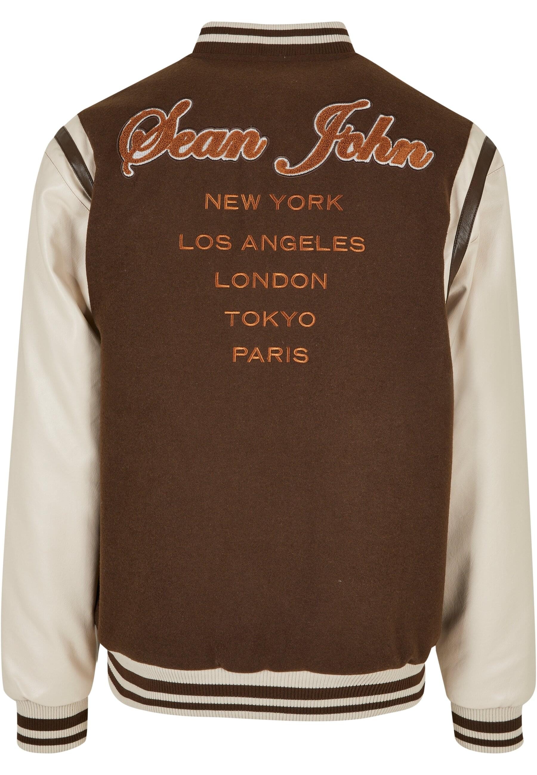 Sean John Allwetterjacke »Sean John Herren SJ Vintage Collegejacket«, (1 St.), ohne Kapuze