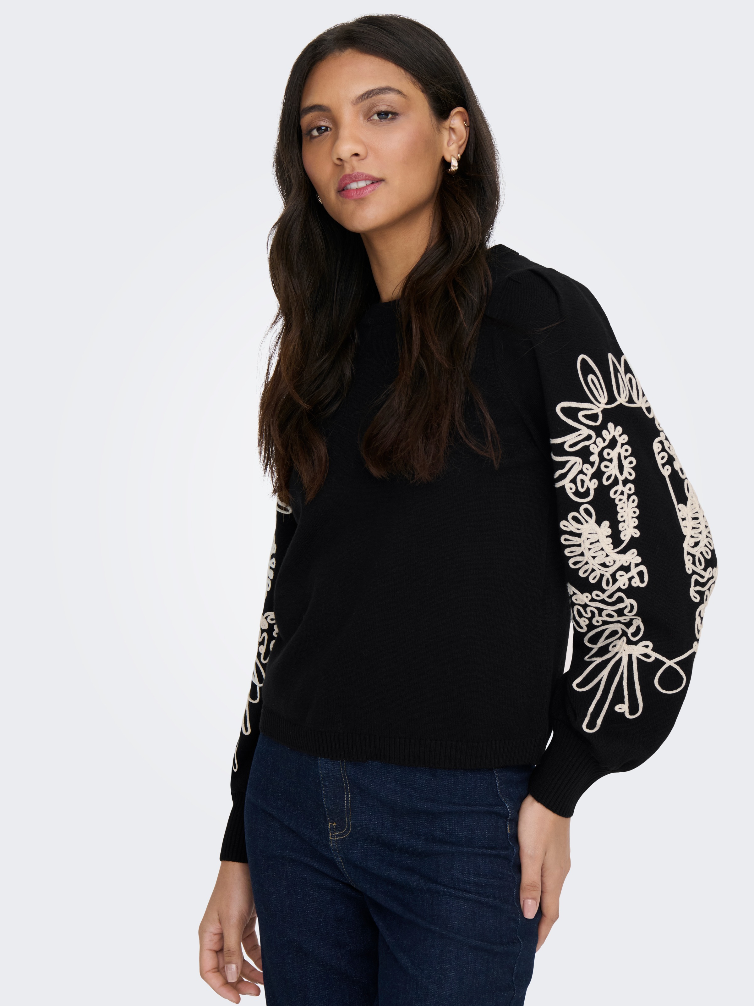 ONLY Strickpullover "ONLMAGNOLIA LS DETAIL PULLOVER KNT" günstig online kaufen