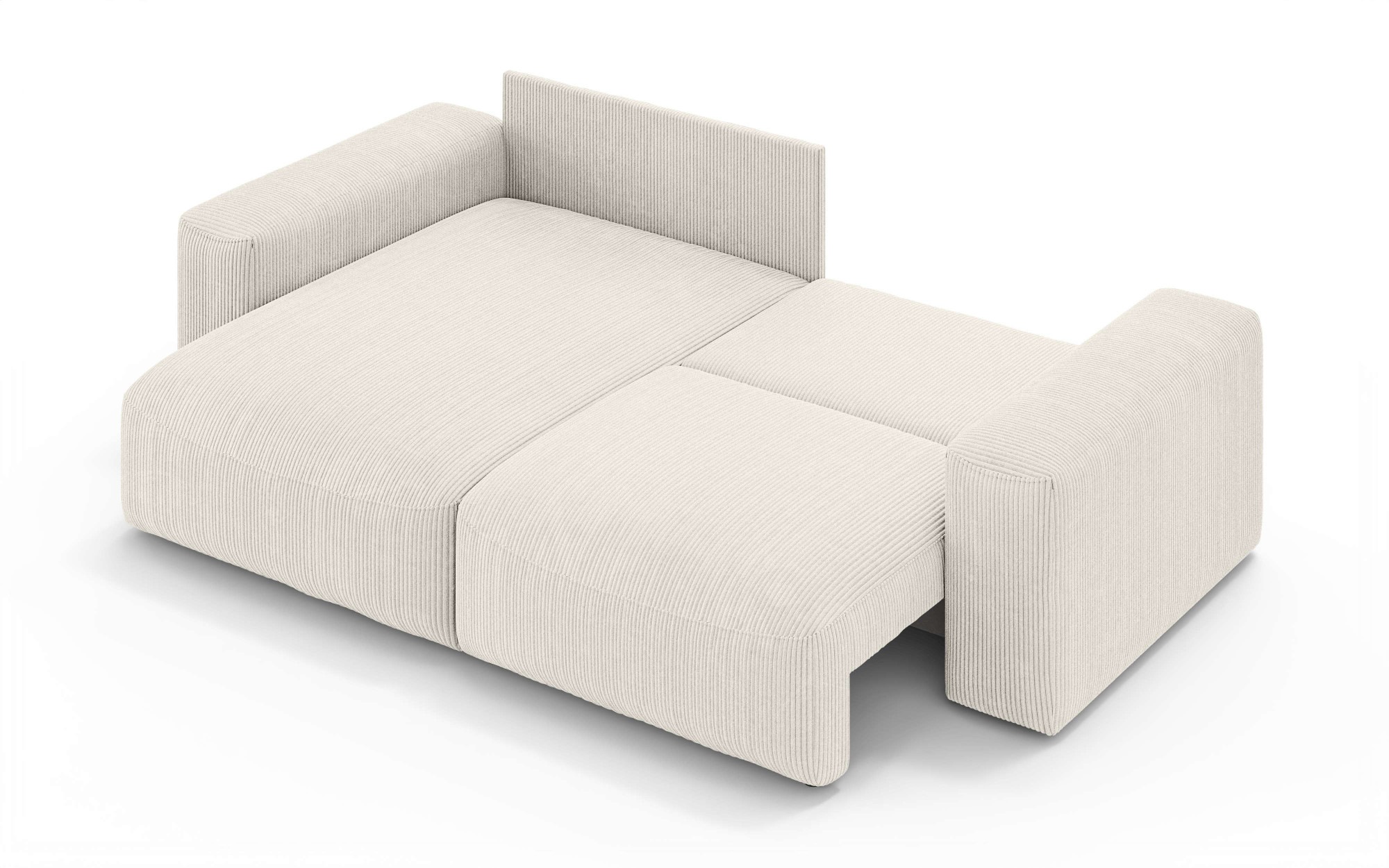 OTTO home Ecksofa »MATTS Schlafsofa mit Bettkasten, Maße B/T/H: 265/159/89 cm«, L-Form mit Recamiere rechts oder links, hoher Sitzkomfort