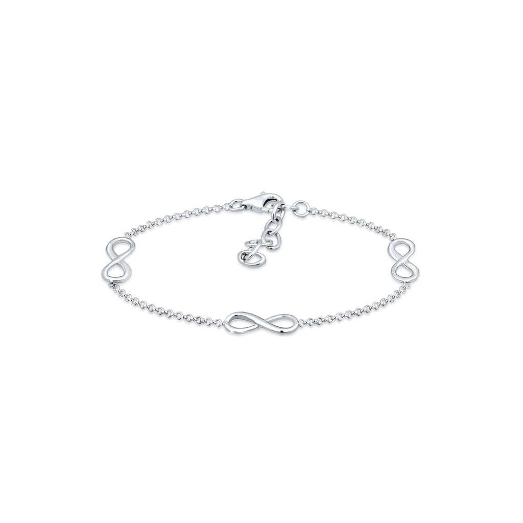 Elli Armband »Infinity Symbol Love Unendlich 925 Sterling Silber«