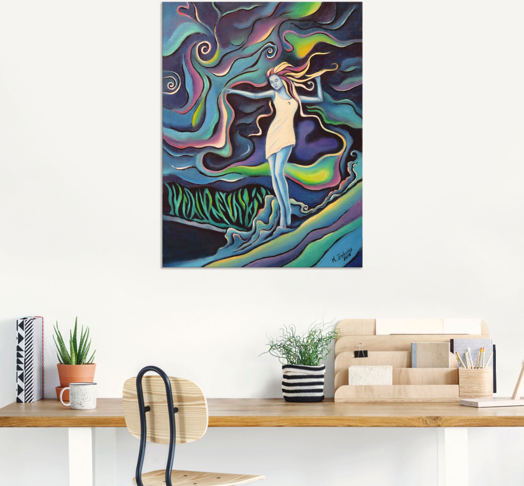 Artland Wandbild »Göttin der Elemente«, klassische Fantasie, (1 St.), als Alubild, Leinwandbild, Wandaufkleber oder Poster in versch. Größen