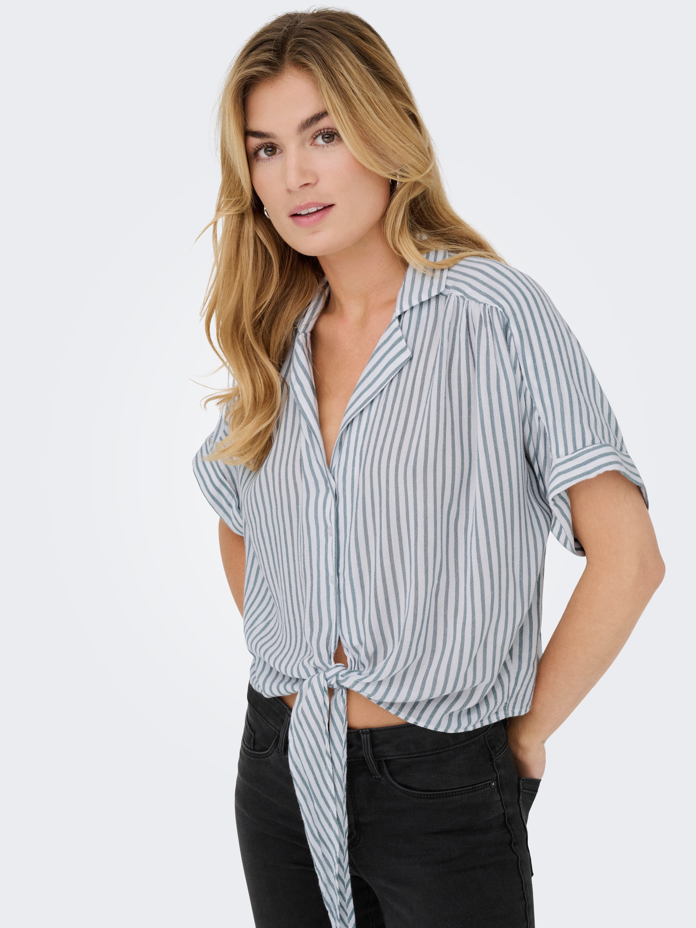 Only Onlpaula Life Damenbluse Creme L 2