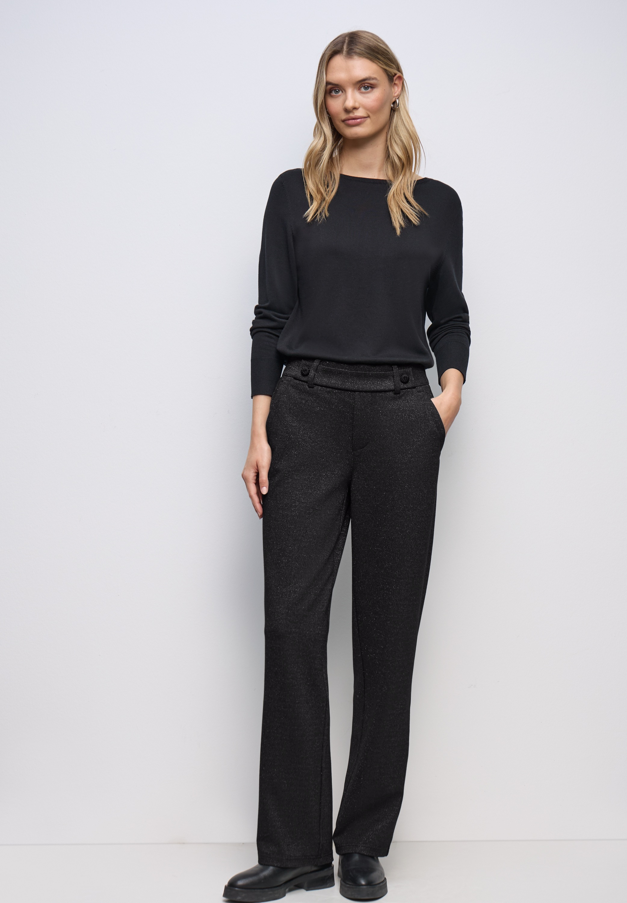 STREET ONE Stoffhose  High Waist