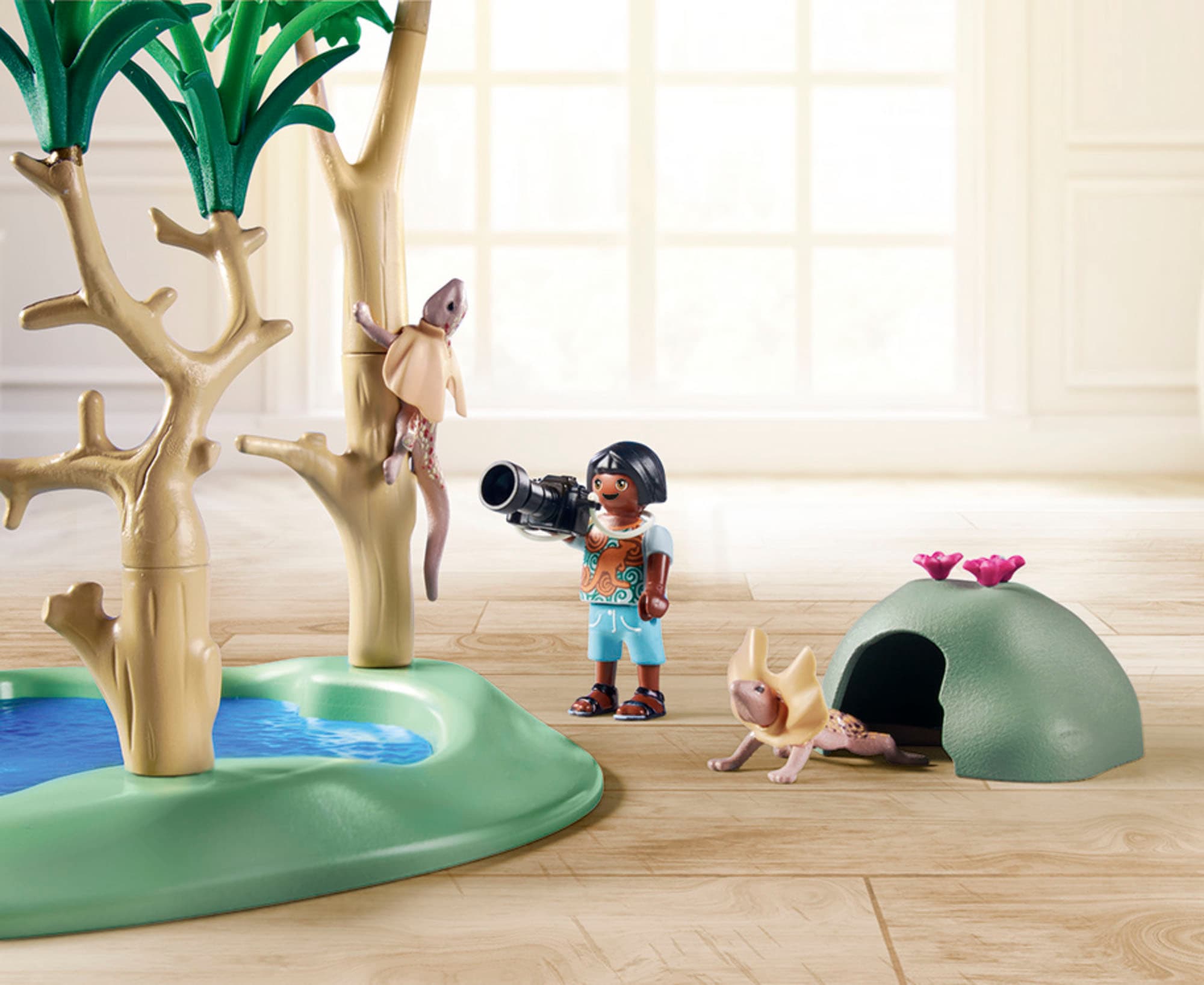 Playmobil® Konstruktions-Spielset »Korallenriff Plattform (71623), Wiltopia« Made in Europe