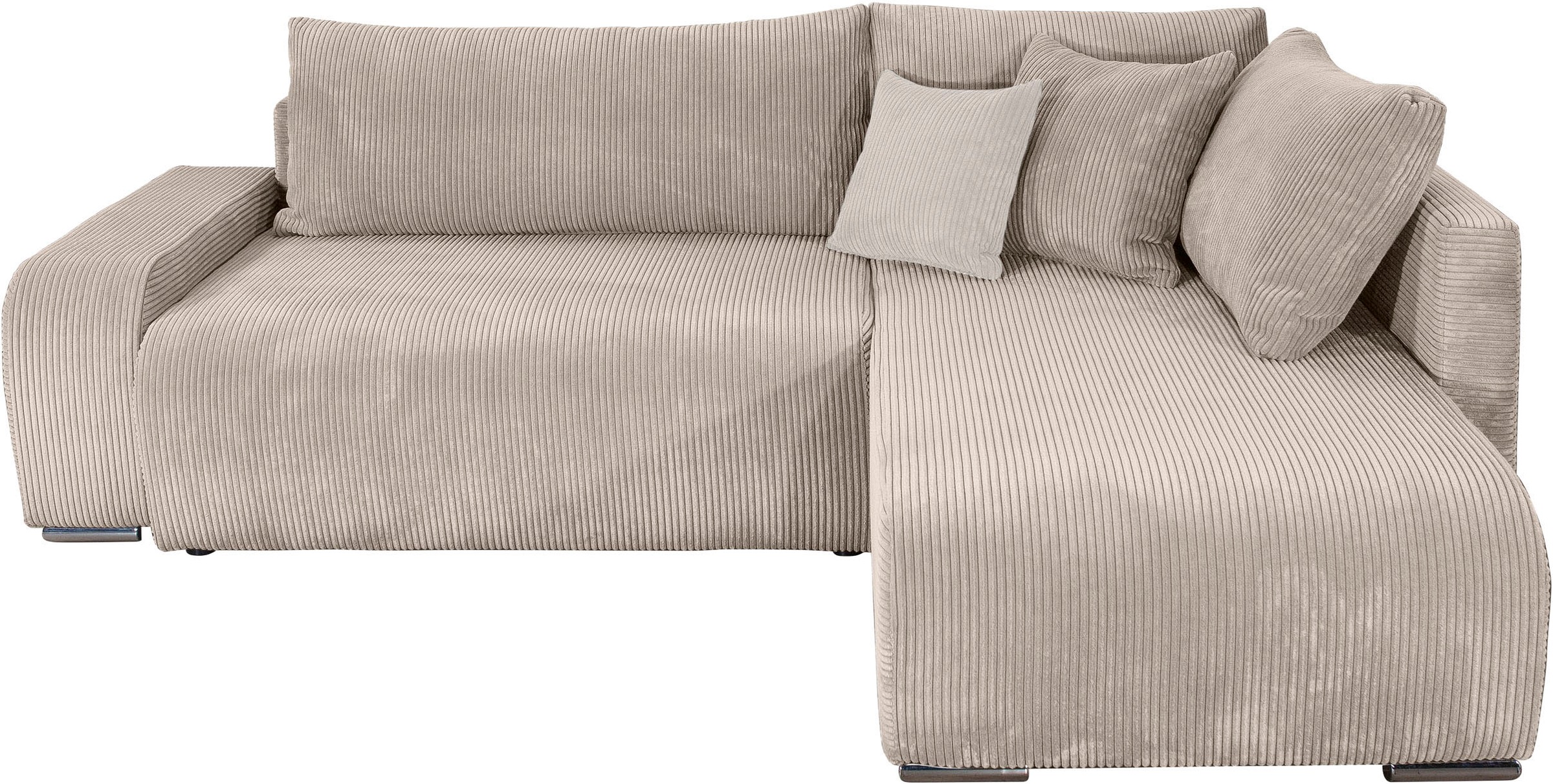 COLLECTION AB Ecksofa "Poppy, L-Form, Breite 227 cm mit Schlaffunktion" ink günstig online kaufen