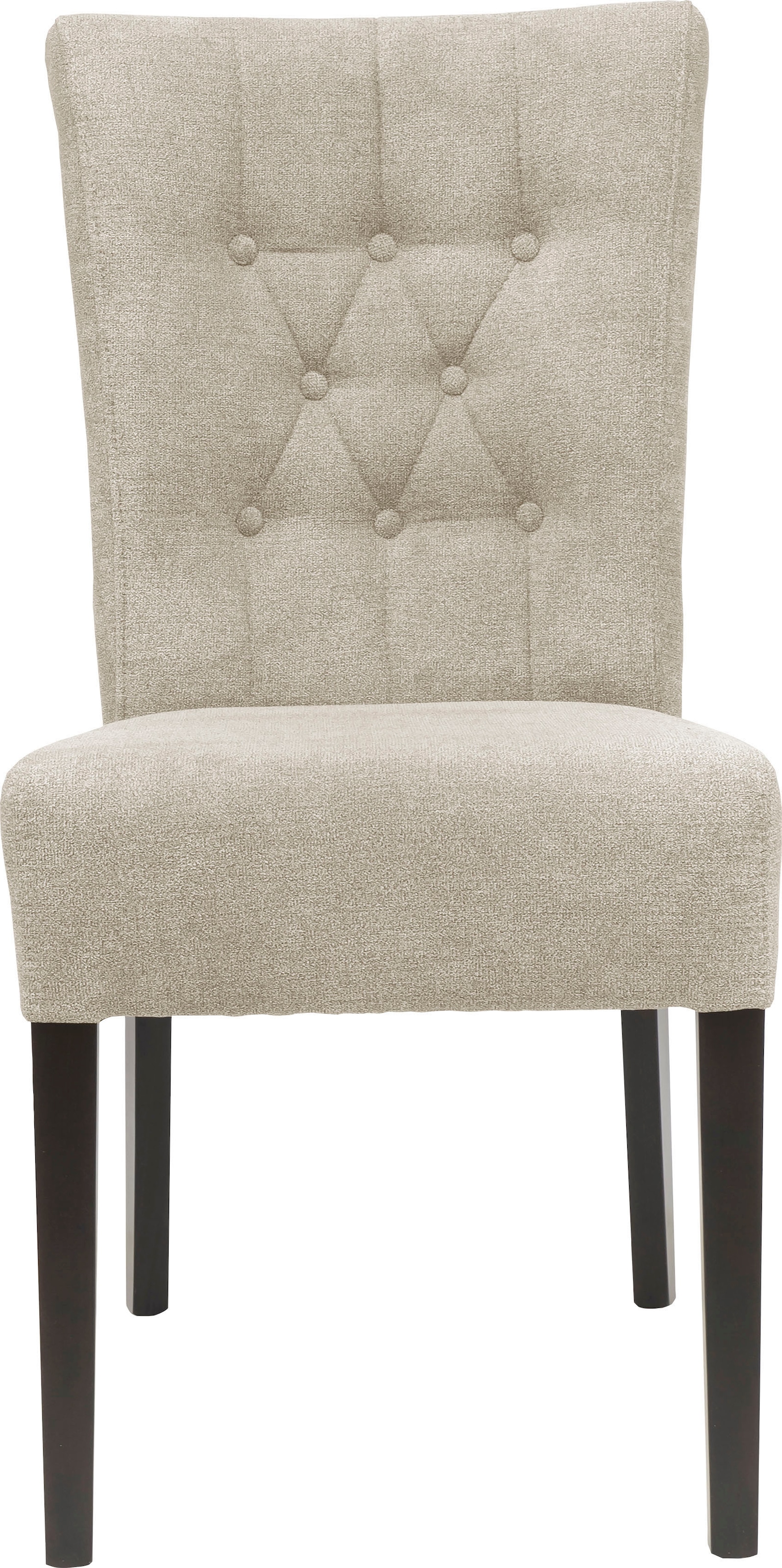 Home affaire Esszimmerstuhl »Queen BESTSELLER«, (Set), 2 St., Feinstruktur, Polsterstuhl mit Knopfheftung, 2er, 4er oder 6er Set