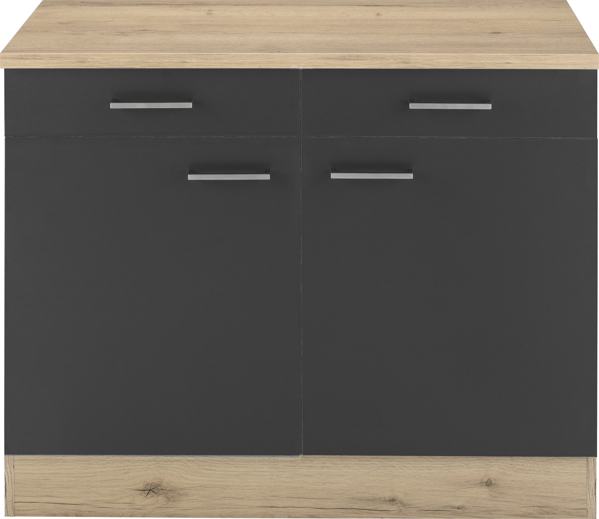 OPTIFIT Unterschrank »Iver«, Breite 100 cm, 2 Türen und 2 Schubkästen, mit 38 mm Arbeitsplatte