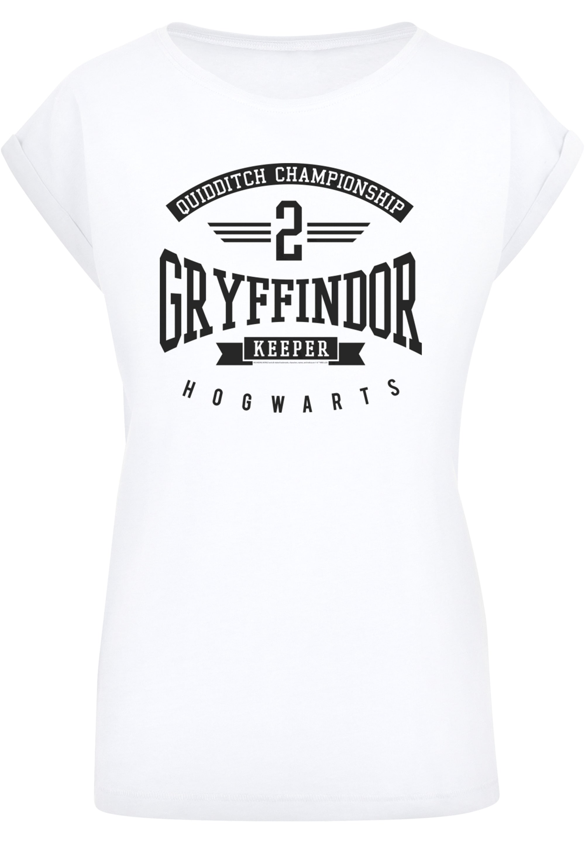 F4NT4STIC T-Shirt »Harry Potter Gryffindor Keeper«, Print