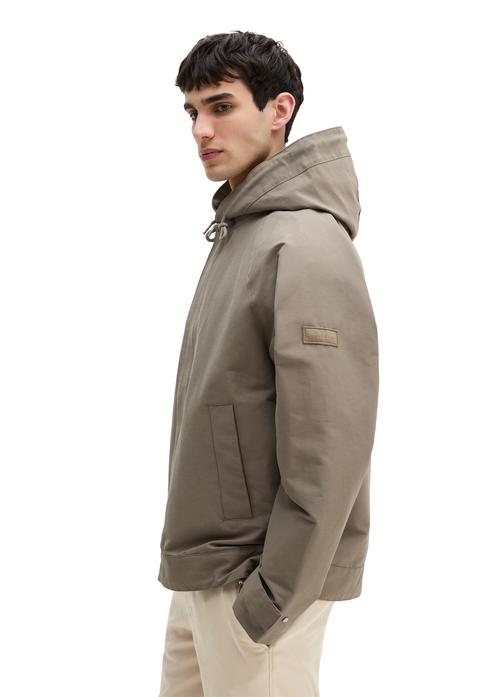Marc O'Polo Outdoorjacke »aus wasserabweisendem Bio-Baumwoll-Canvas«