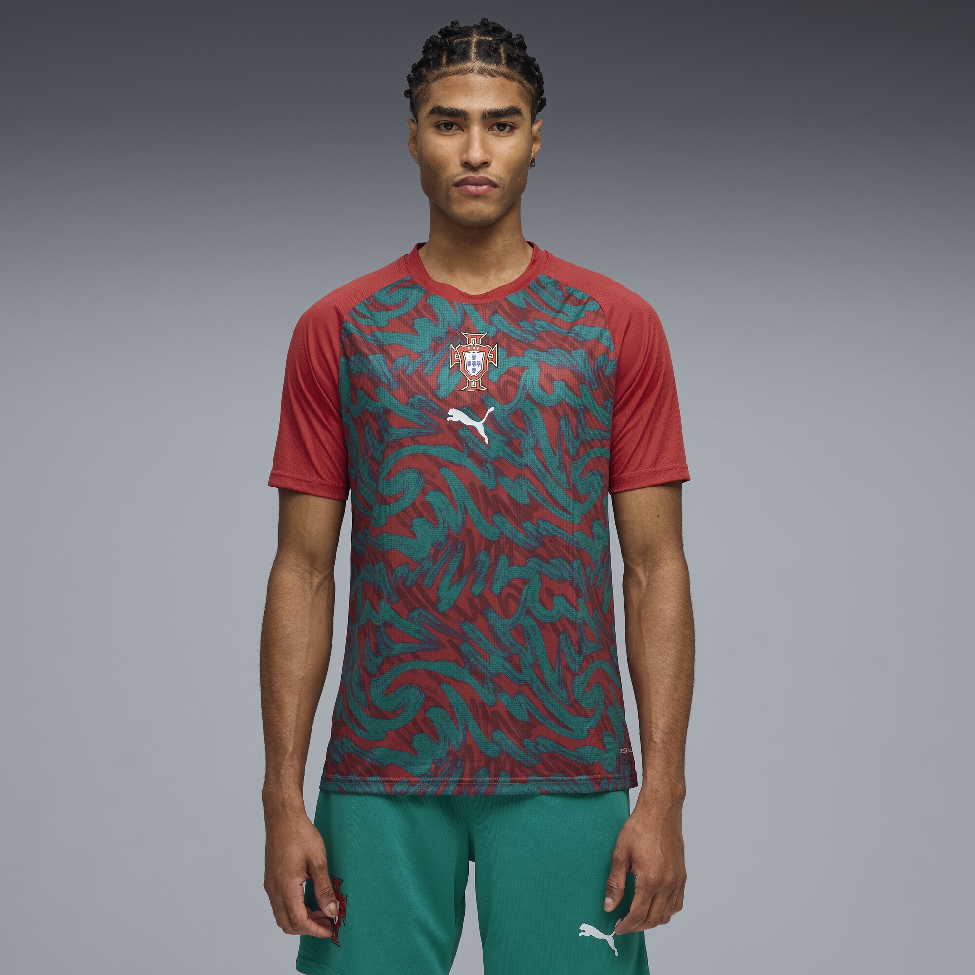 PUMA Trainingsshirt »Portugal Aufwärmtrikot Herren«