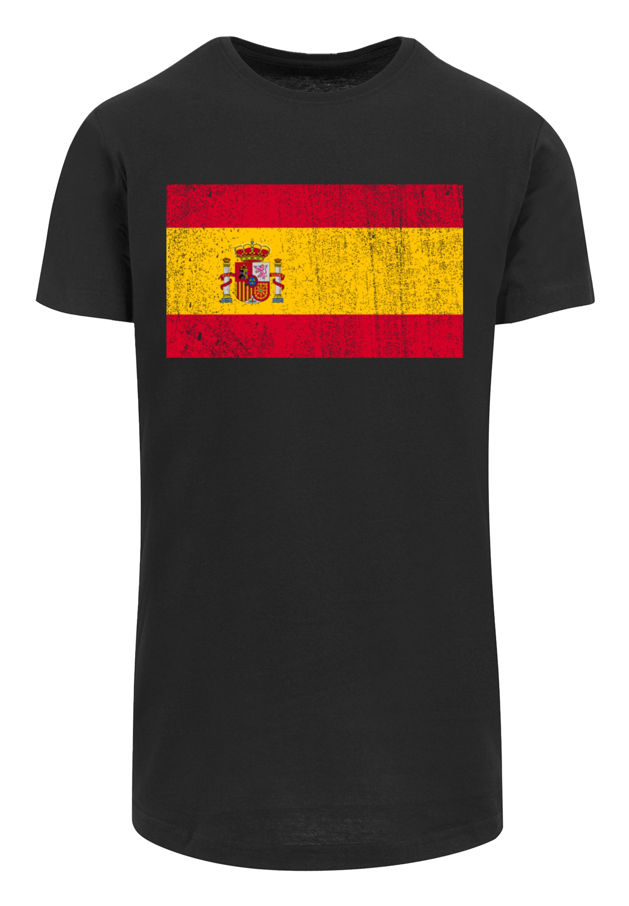 F4NT4STIC T-Shirt "Spain Spanien Flagge distressed", Print günstig online kaufen