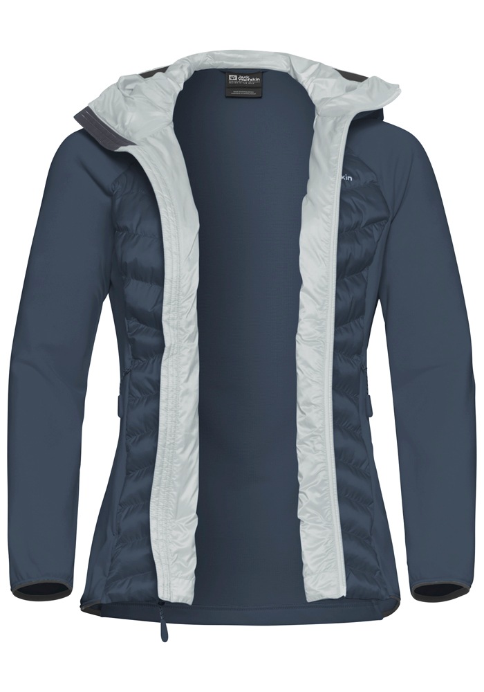 Jack Wolfskin Hybridjacke »ROUTEBURN PRO HYBRID W«, mit Kapuze
