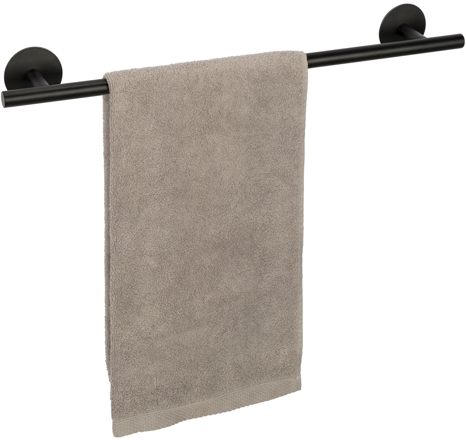 SCHÖNER WOHNEN-Kollektion Handtuchstange »»Uno Meleto««, Badetuchstange aus rostfreiem Edelstahl, zum Kleben oder Bohren, 60 cm