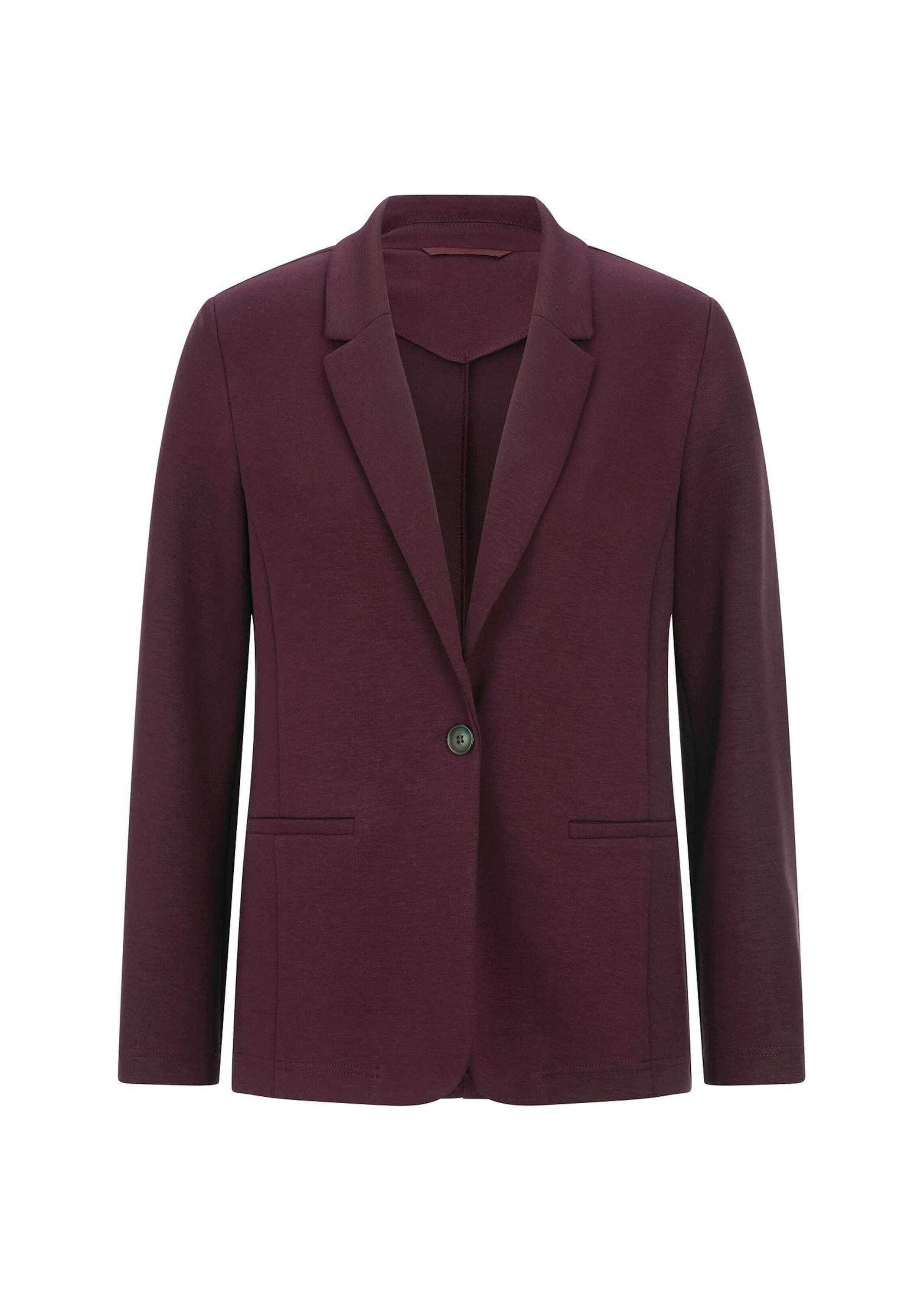 GOLDNER Jackenblazer "Damenblazer mit Reverskragen und Paspeltaschen" mit formgebenden Teilungsnähte