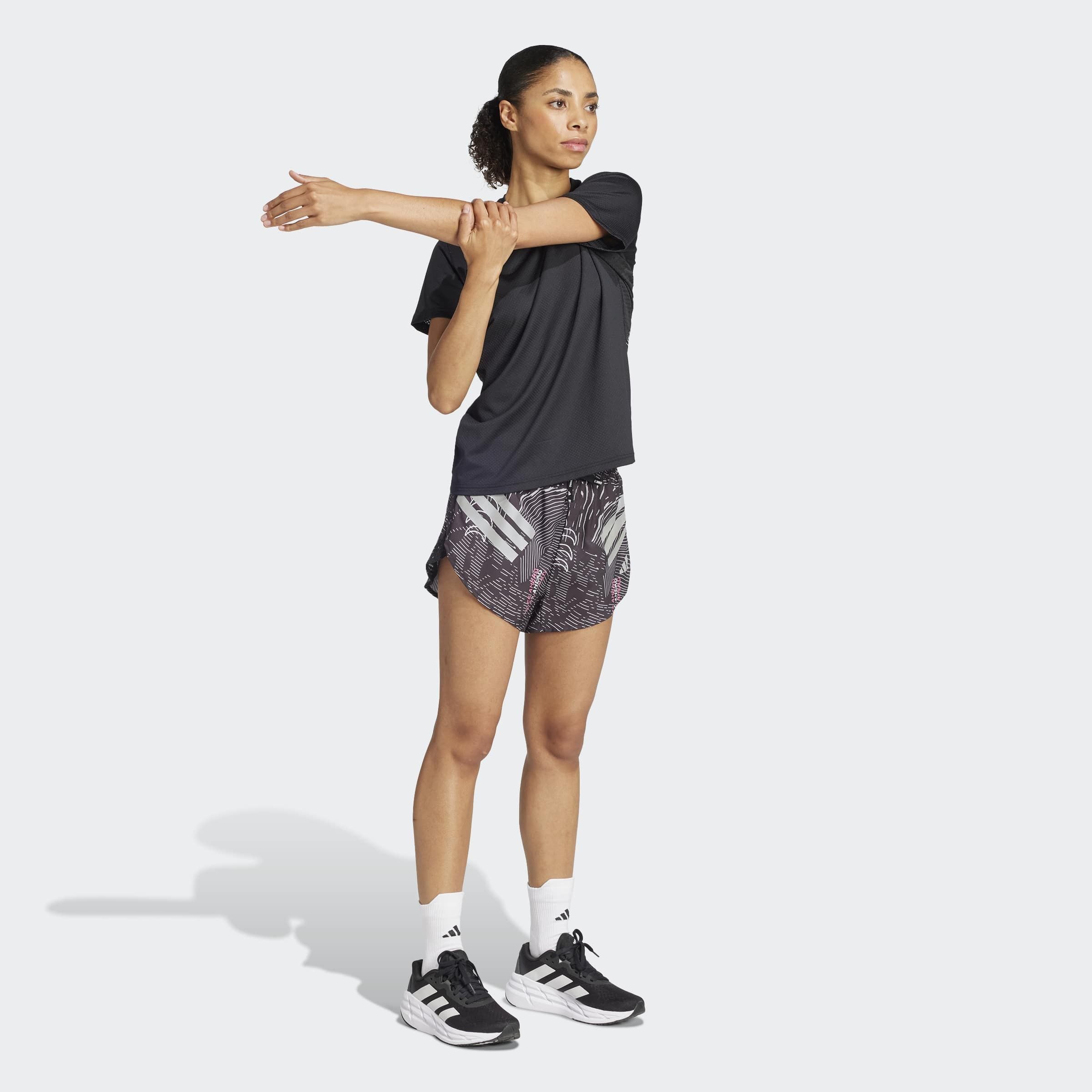 adidas Performance Laufshorts »BTN SHORT W«, (1 tlg.)