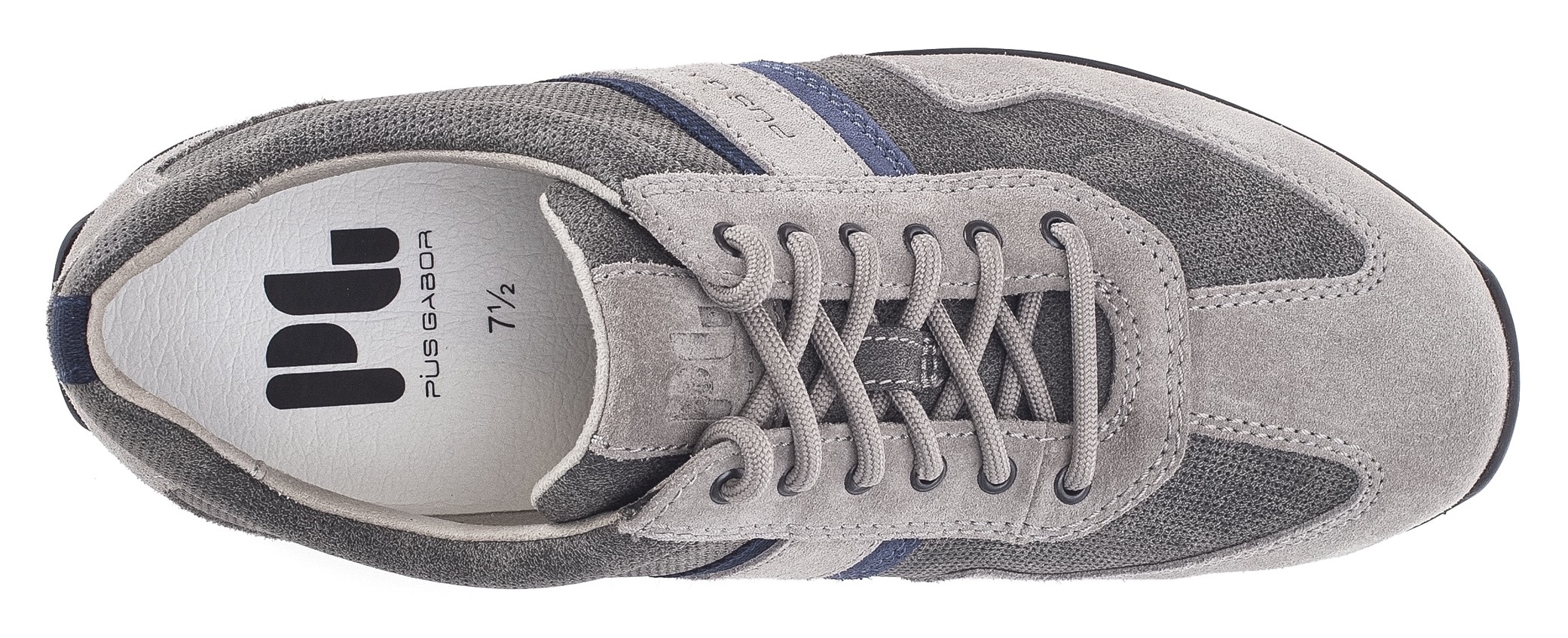 Pius Gabor Sneaker, Freizeitschuh, Halbschuh, Schnürschu mit Logo, Weite G (=weit)