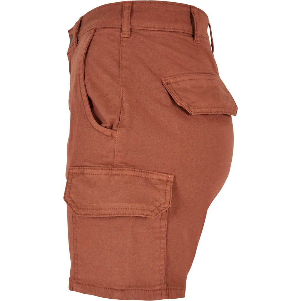 URBAN CLASSICS Cargohose »Urban Classics Damen Ladies High Waist Cargo Shorts«, (1 tlg.)