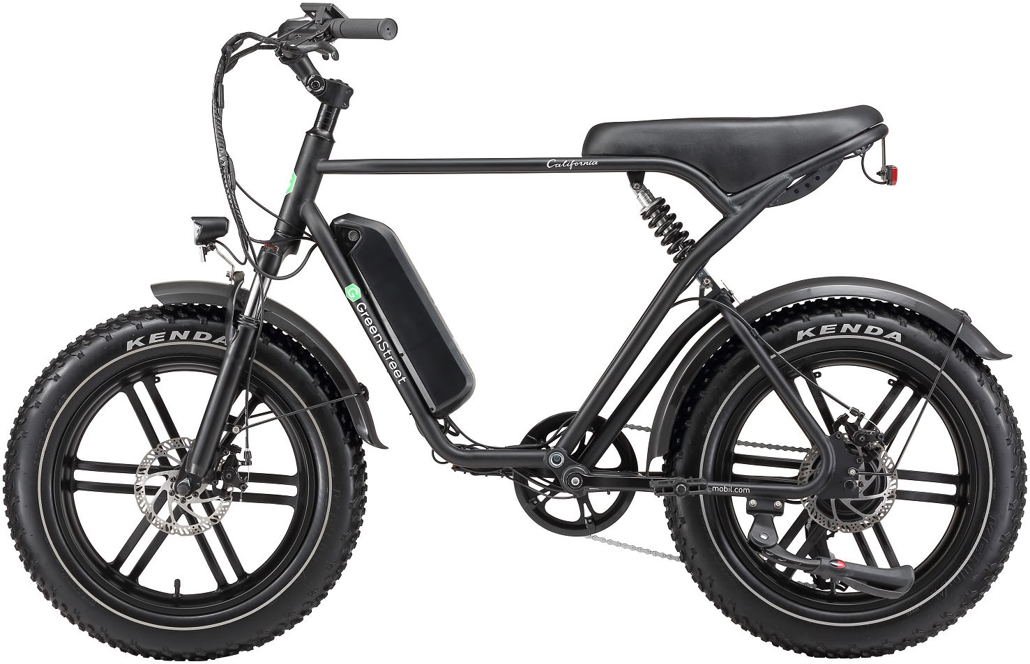 GreenStreet E-Bike »California«, 7 Gang, Shimano, Heckmotor 250 W, Pedelec, Elektrofahrrad für Damen u. Herren, MTB