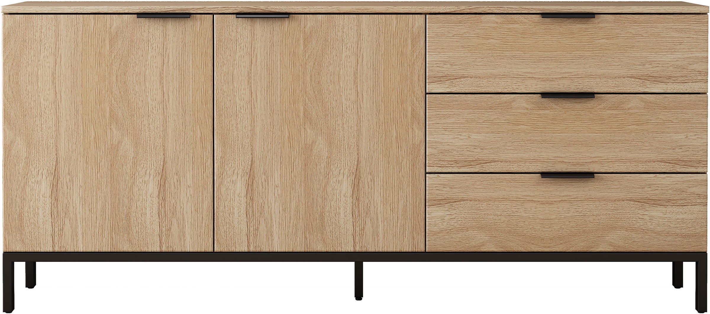 OTTO home Sideboard "Jorinde" Melaminoberfläche, flexibler Stauraum und rob günstig online kaufen