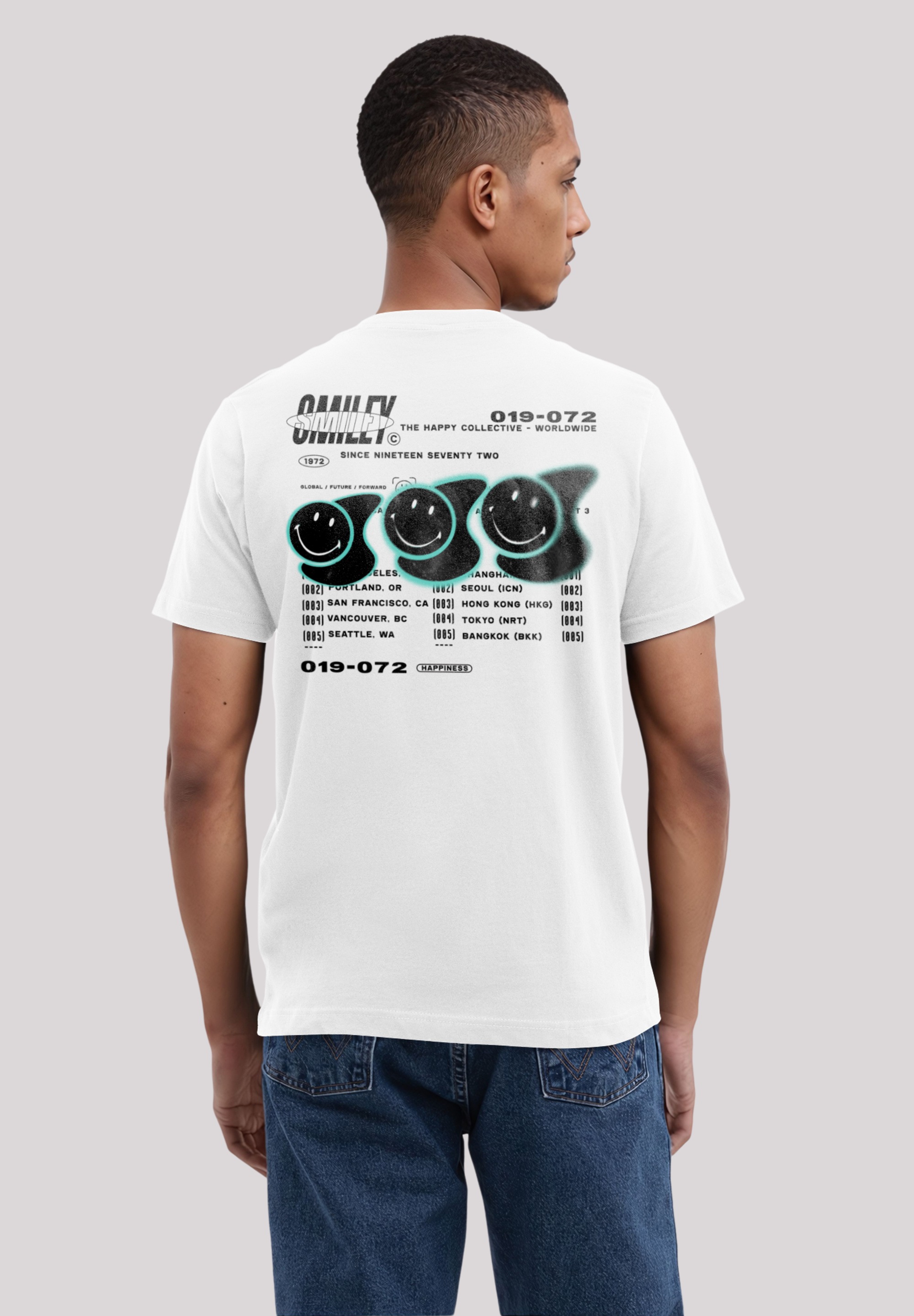 F4NT4STIC T-Shirt »Smiley Originals The Happy Collective Streetwear«, Premium Qualität
