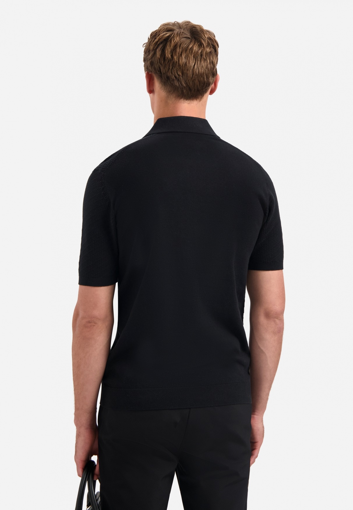NO EXCESS T-Shirt »No Excess Half-Zip-Strickpolo«