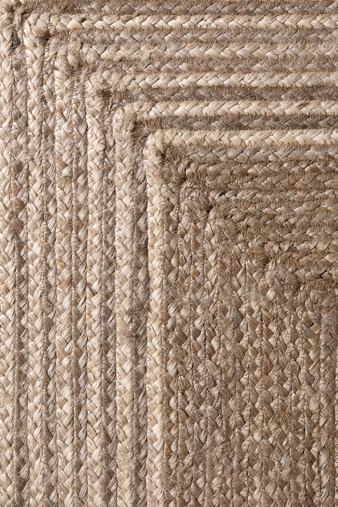 HANSE Home »Juno Line  Juteteppich« rechteckig 9 mm Höhe Jute, Shape, Handgemacht, Wohnzimmerteppich, Naturteppich, Wohnzimmer