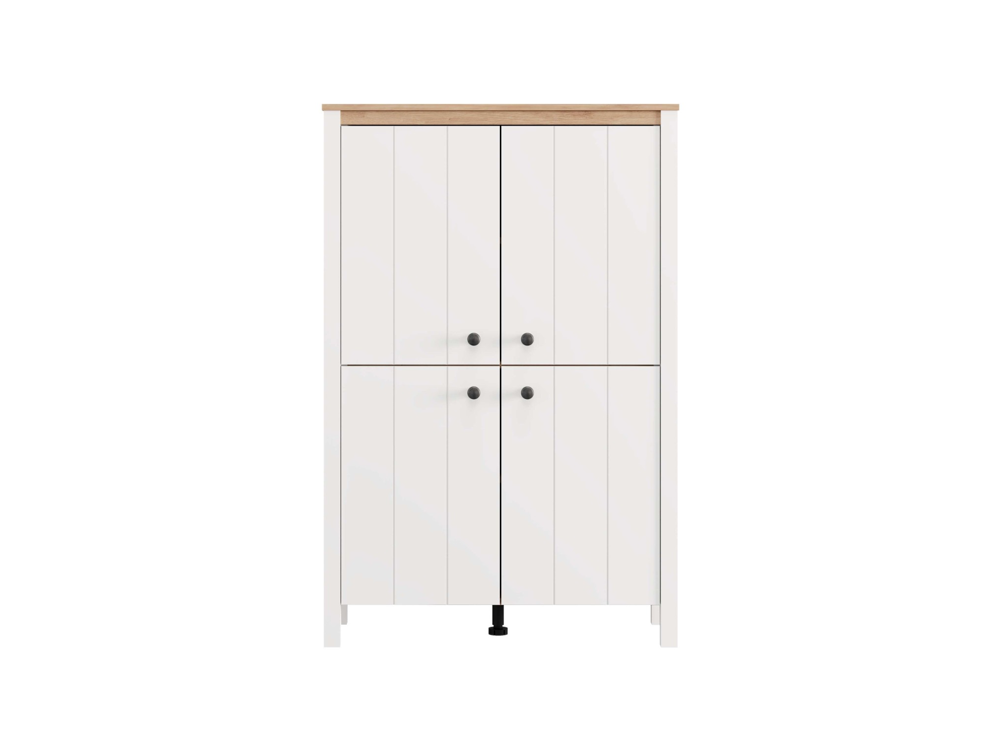 Home affaire Highboard »BEDFORD, Kommode, Anrichte, Schrank, Highboard im Landhausstil« MDF-Profil 2D ummantelt, Hotstamping