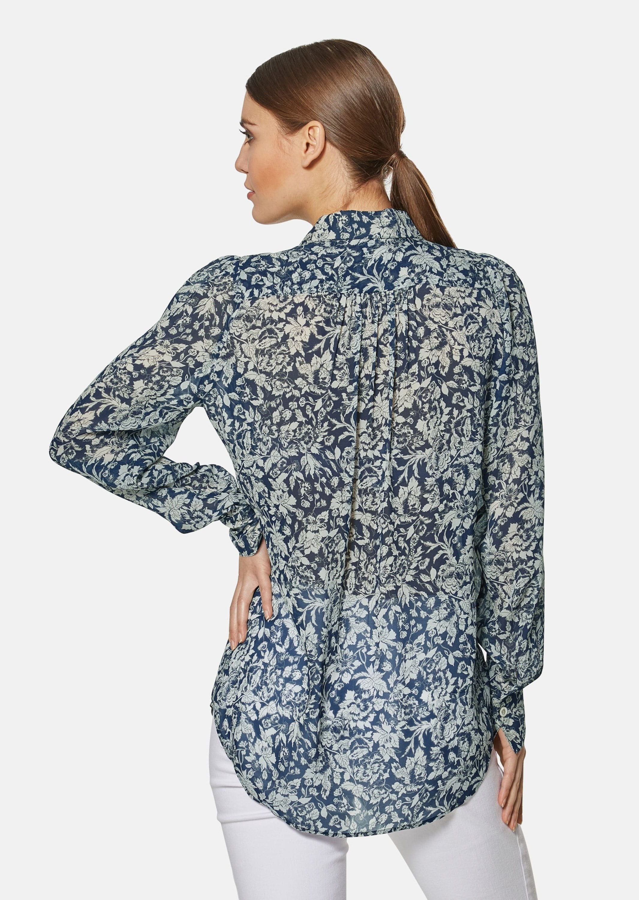 MADELEINE Hemdbluse »Bluse Hemdbluse mit trendstarkem Unikat-Print«