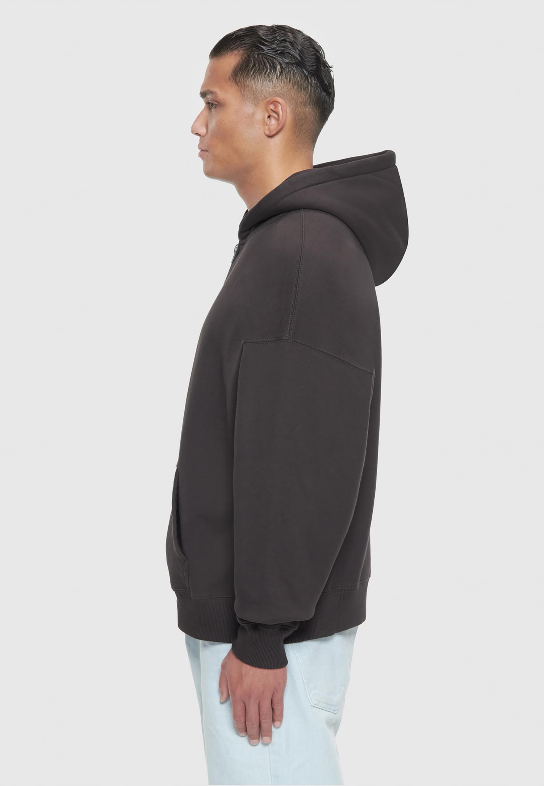 Dropsize Sweatjacke »Dropsize Herren Bazix Republiq Super Heavy Rib Zipper«