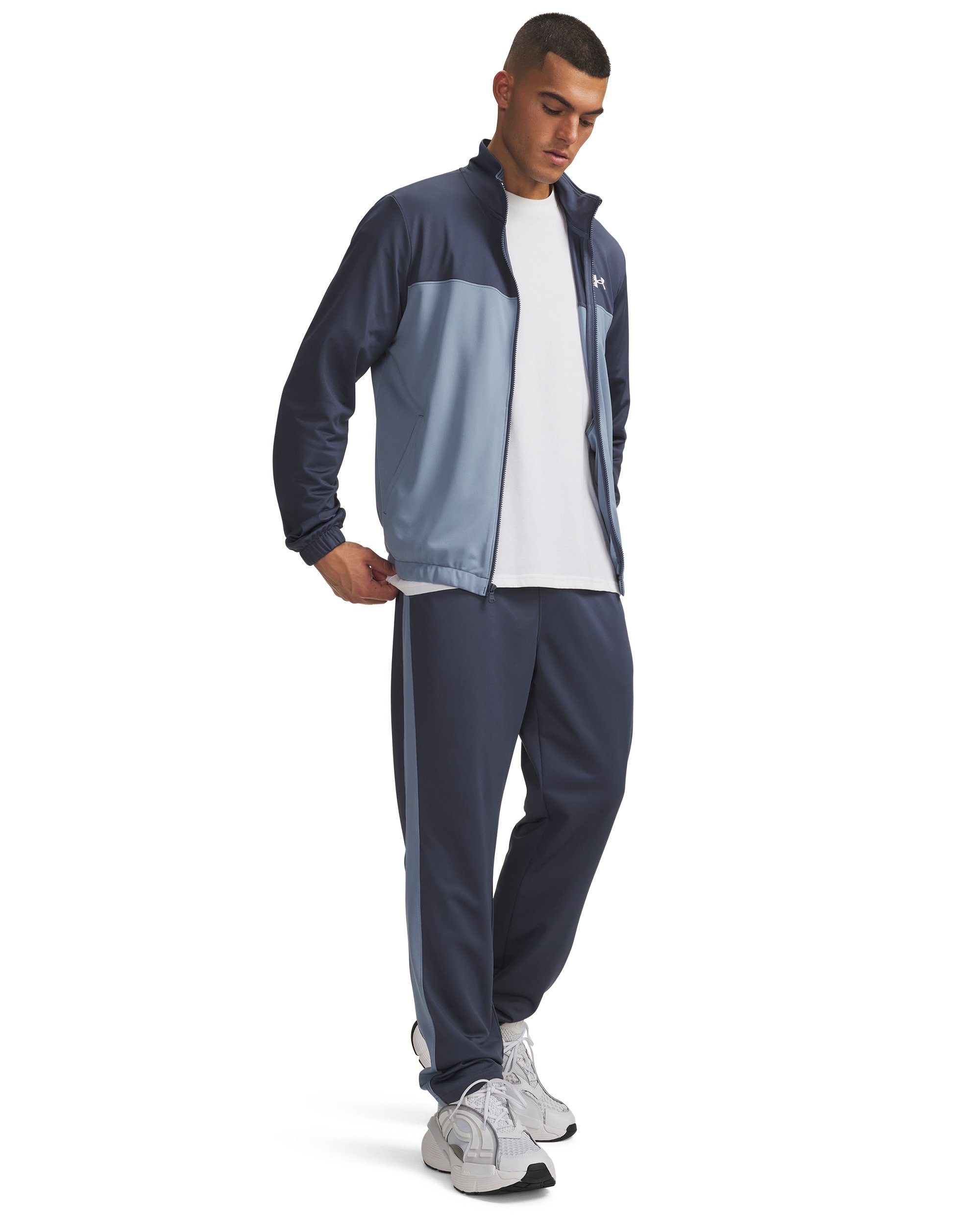 Under Armour Trainingsanzug "UA EMEA TRACKSUIT NOVELTY" Trainingsanzug als zweiteiliges Outfit, aus Polyester