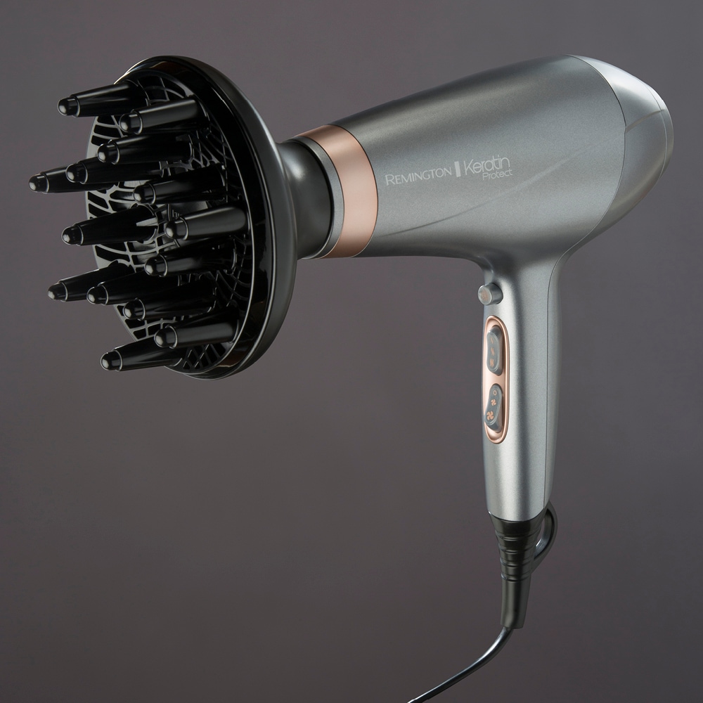 Remington Haartrockner »AC8820 E51 Keratin Protect Dryer«, 2200 W, 3 Aufsätze, Profi, mit Ionenpflege, Keratinbeschichtung, langlebigem AC-Motor