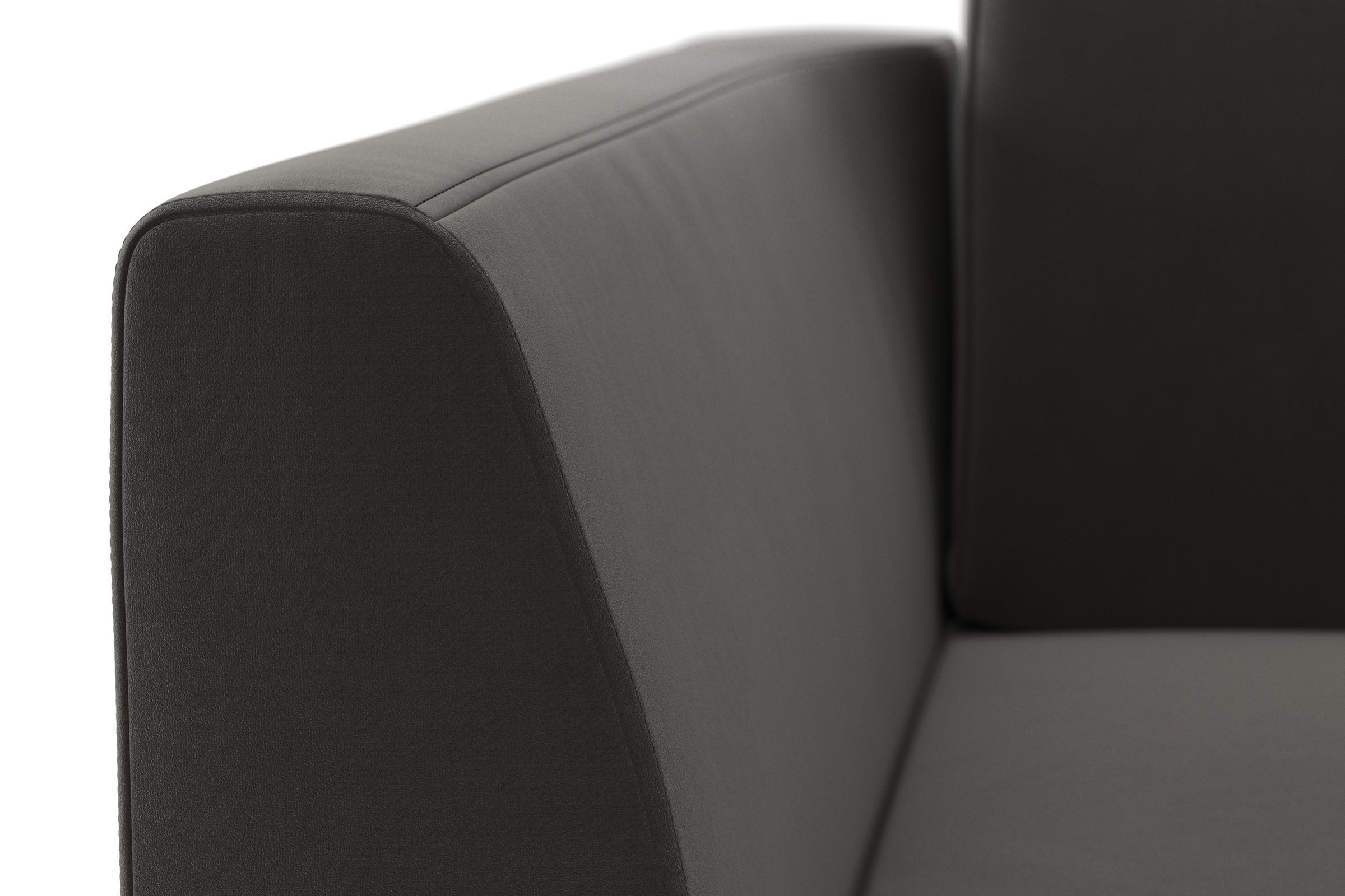sit&more Ecksofa »Lindholm L-Form«, mit Sitztiefenverstellung und Federkern