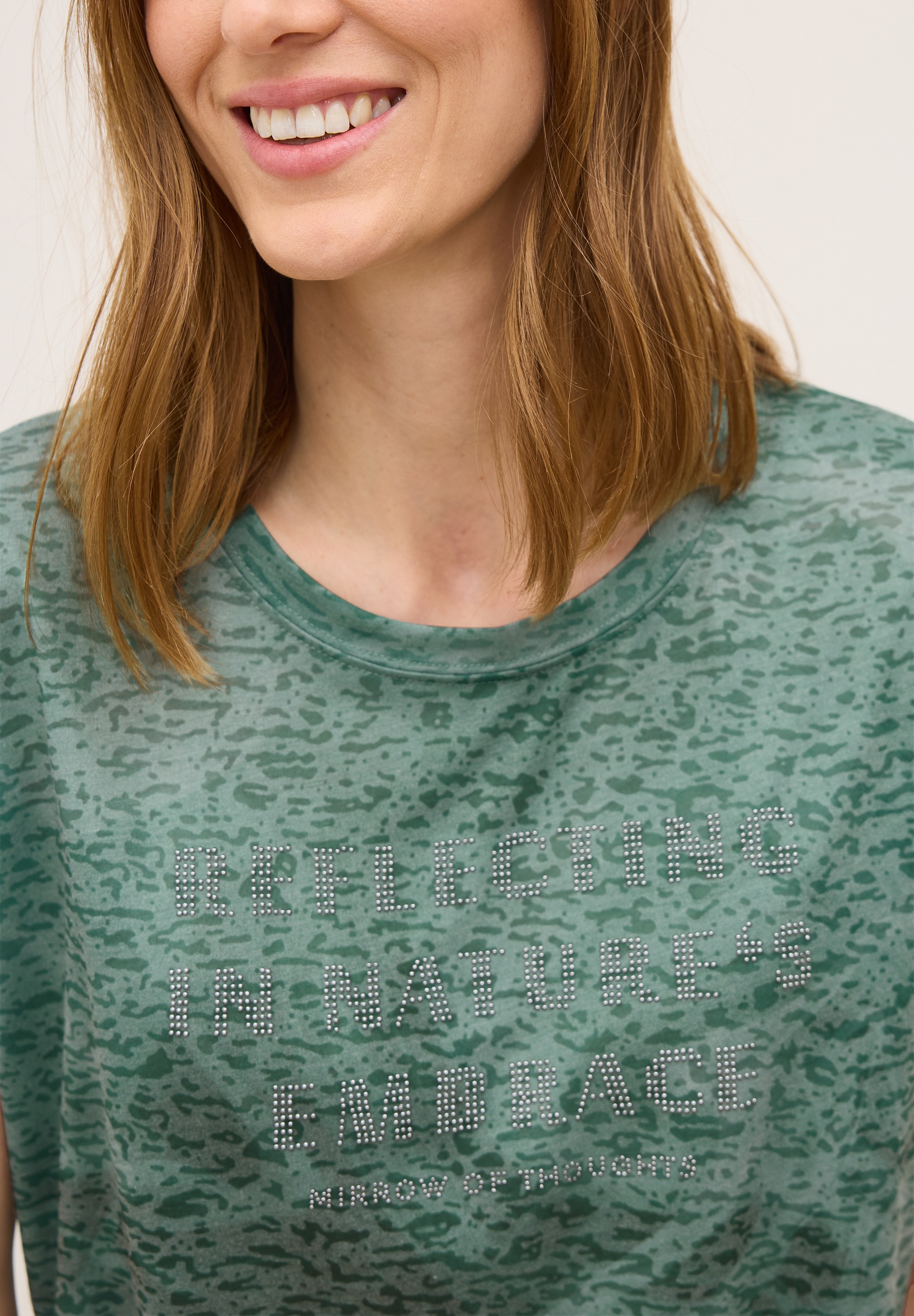 Cecil T-Shirt, mit Wording
