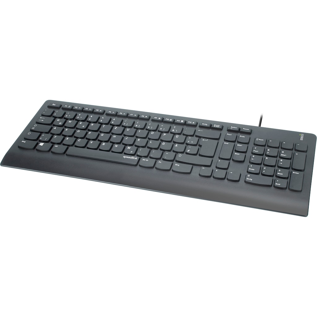 Speedlink PC-Tastatur »HI-GENIC Antibacterial«, (Funktionstasten)