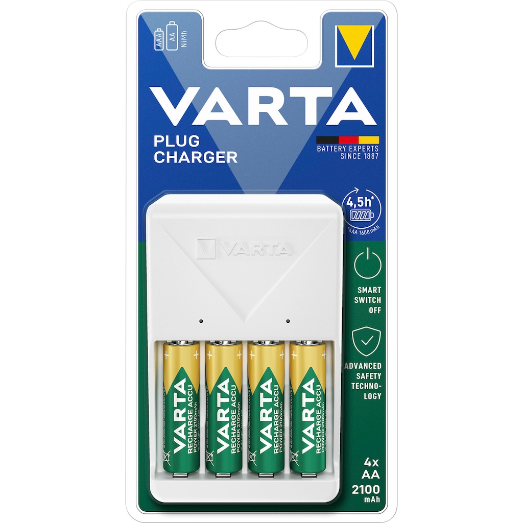 VARTA Batterie-Ladegerät »Plug Charger«, (1 St.)