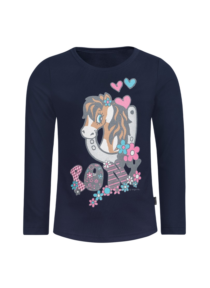 Trigema Longsleeve »TRIGEMA Langarmshirt mit süßem Pony-Print«