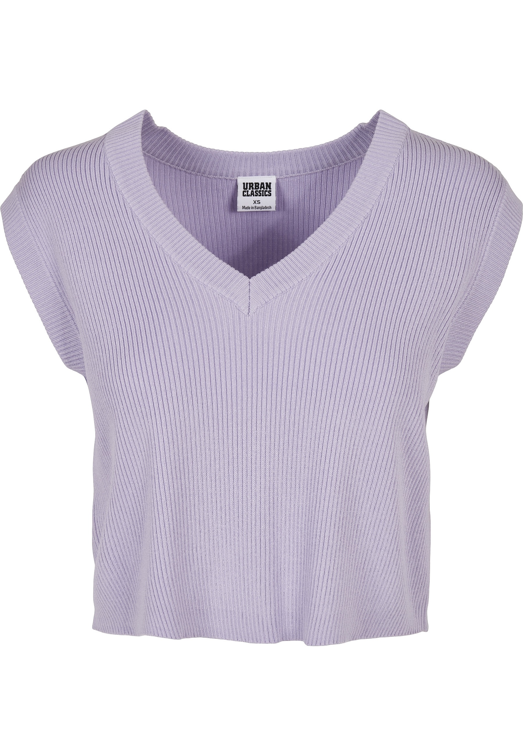 URBAN CLASSICS Rundhalspullover "Urban Classics Damen Ladies Short Knittd Slip On" 1