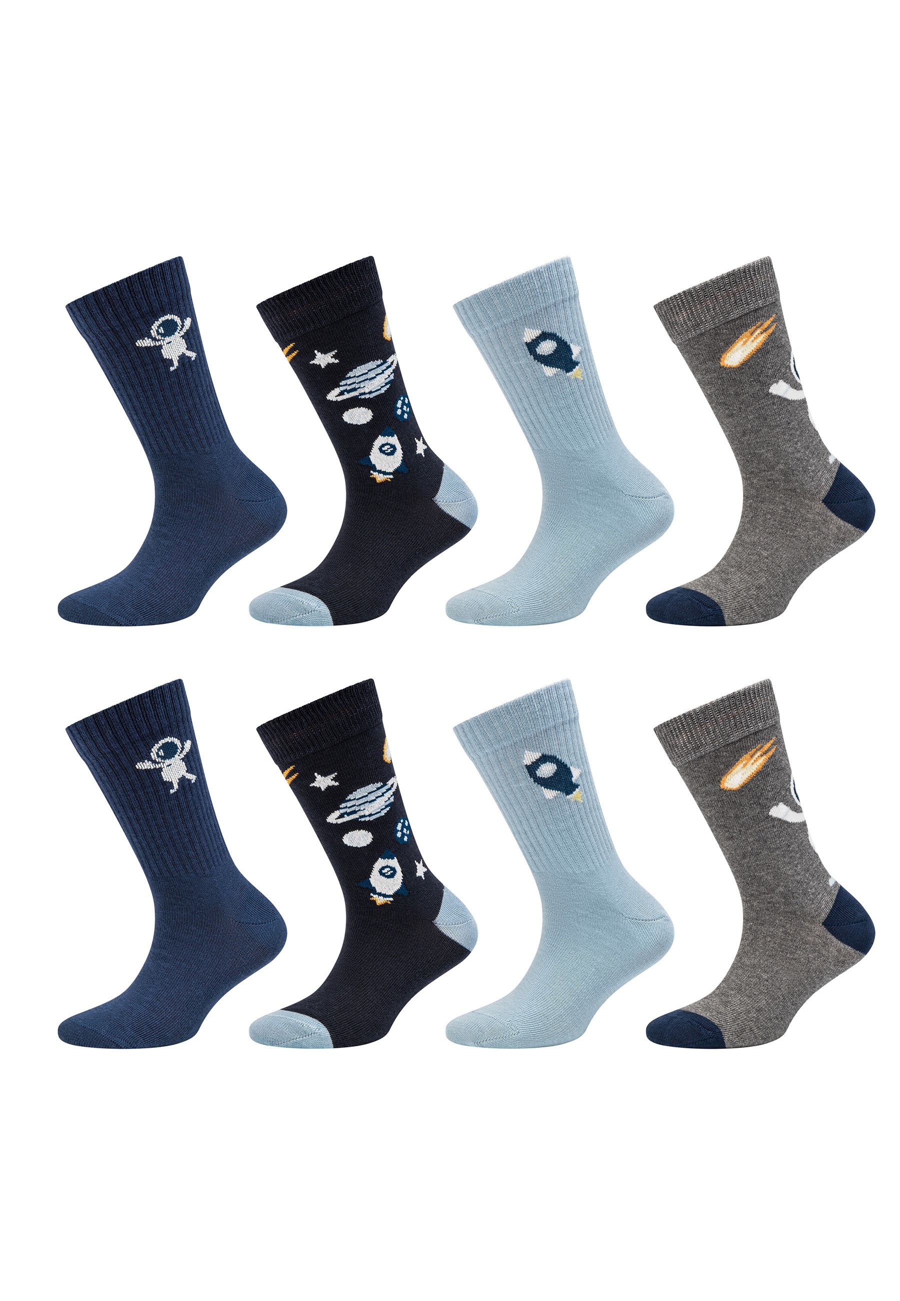 Camano Socken "Kindersocken ca-soft 8er Pack" 8er Pack Ohne drückenden Gumm günstig online kaufen