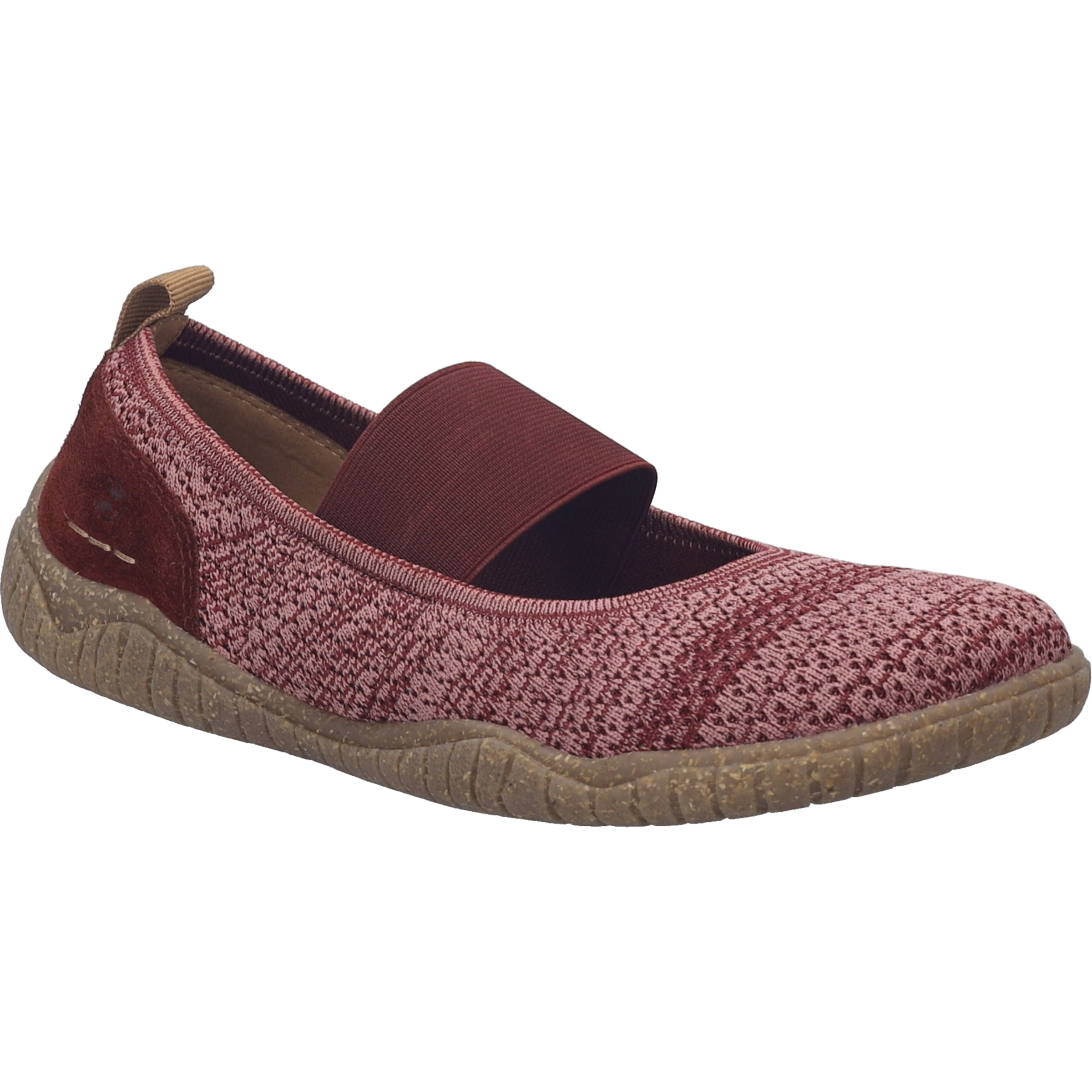 Ballerina JOSEF SEIBEL "Wynona 07, orchidee", Damen, Gr. 37, rot (orchidee), Obermaterial: 80% Rindsleder Leather cow. 20% Textilmaterial TEXMAT., Schuhe Ballerina