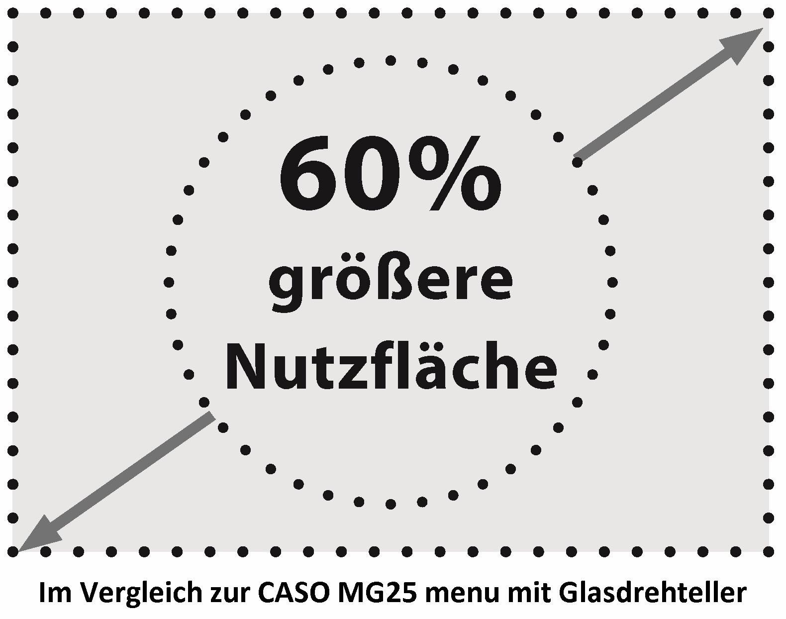 Caso Mikrowelle »MG25C«, Grill, 900 W