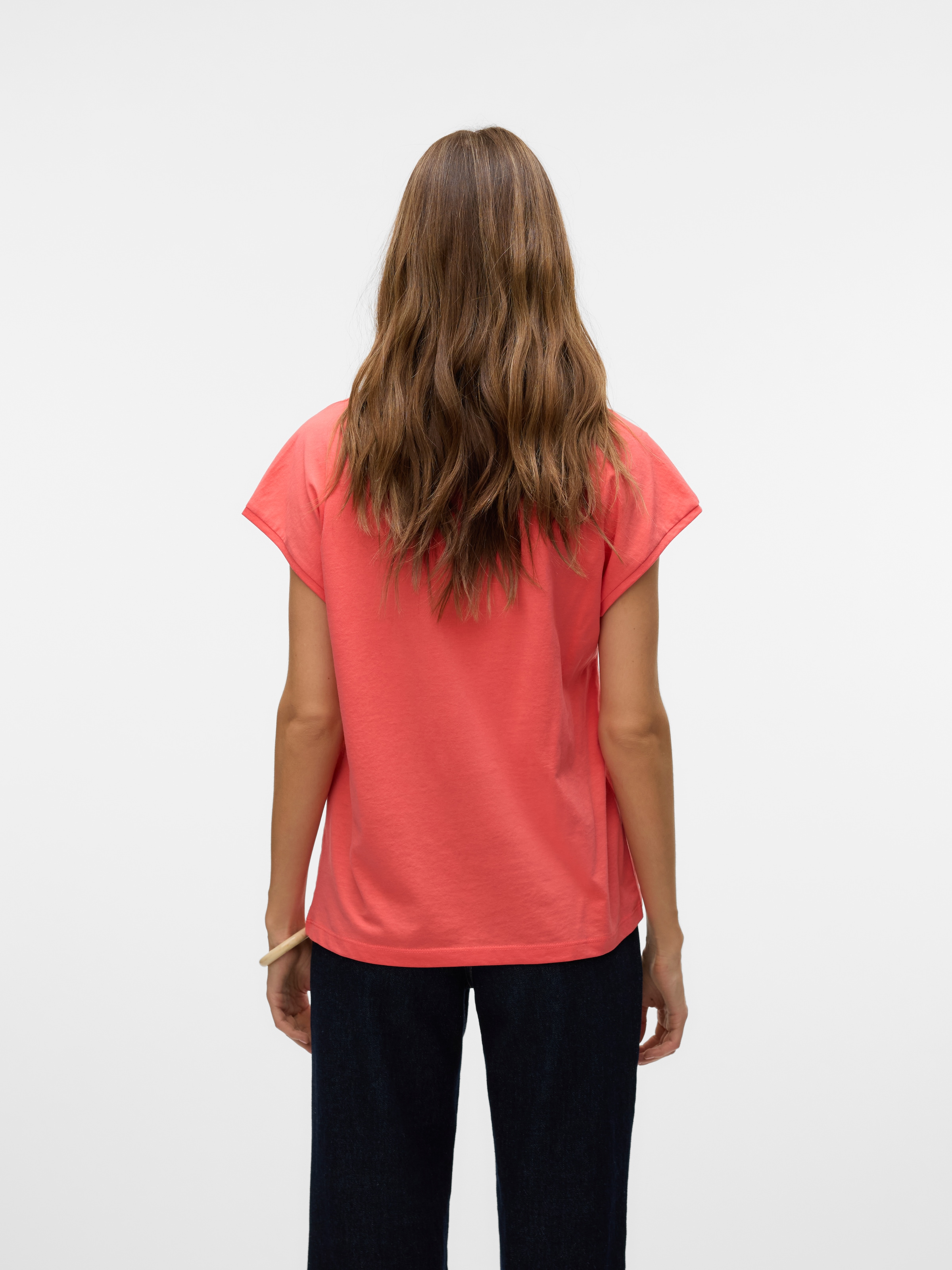 Vero Moda »VMLUNA SS V-NECK TEE JRS NOOS«
