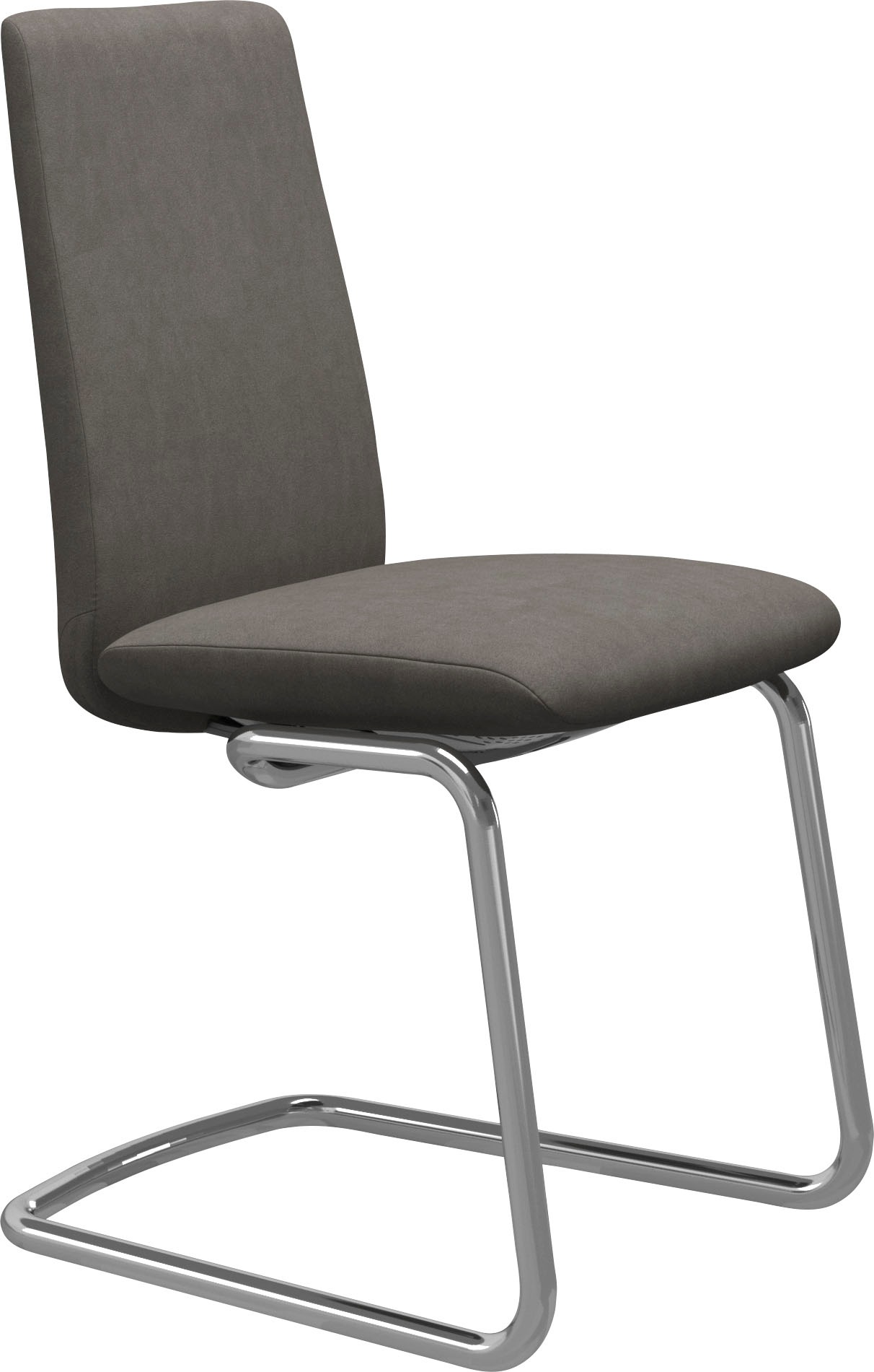 Stressless Polsterstuhl "Laurel", Microfaser DINAMICA, Low Back, Größe M, mit Beinen aus Stahl in Chrom glänzend