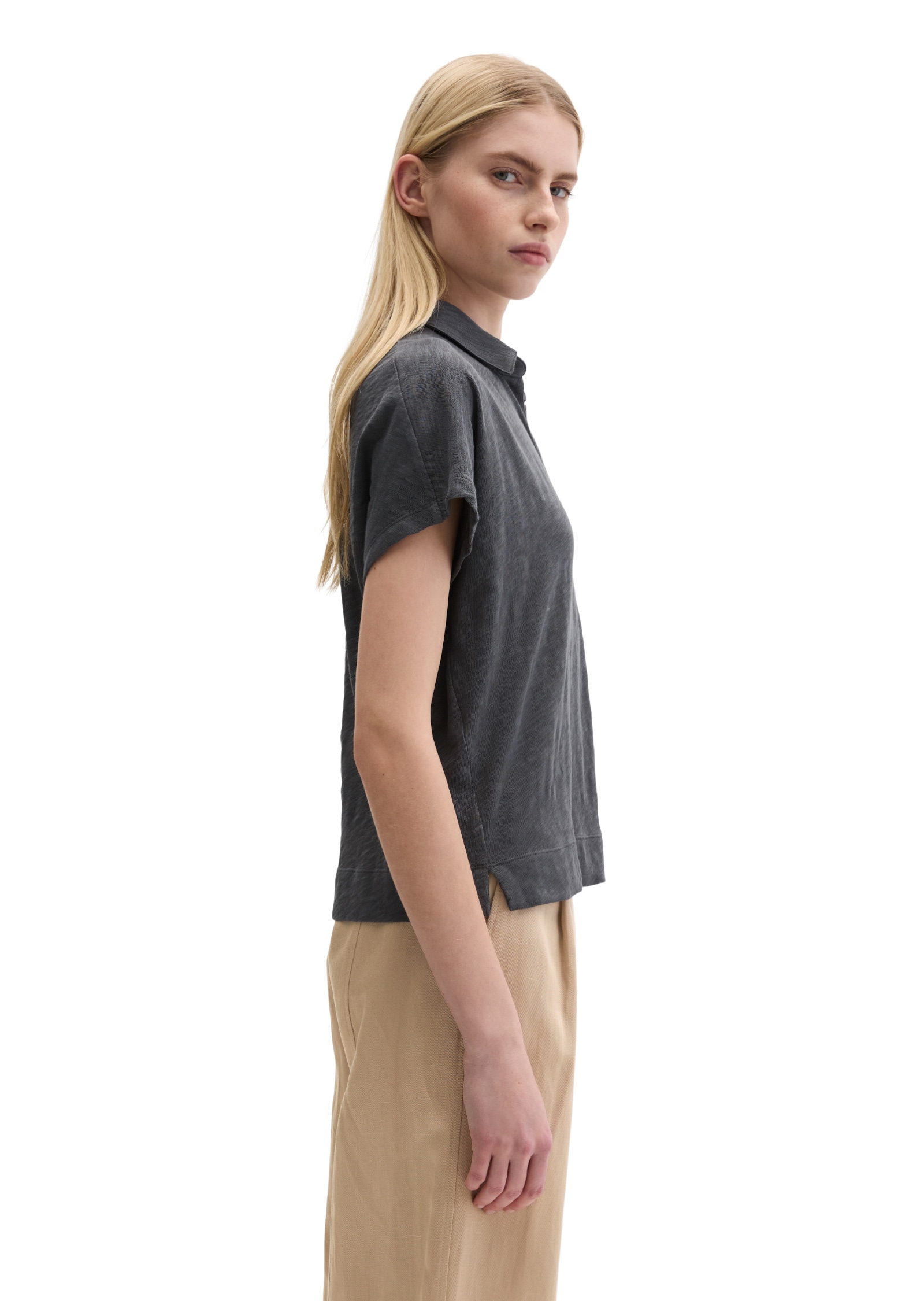 Marc O'Polo Poloshirt »aus Slub Jersey«