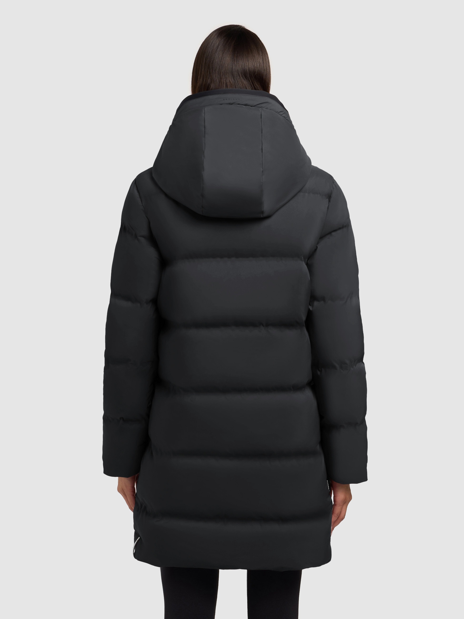 KHUJO DIDO4 Quilted Coat Women's Black Size L 3