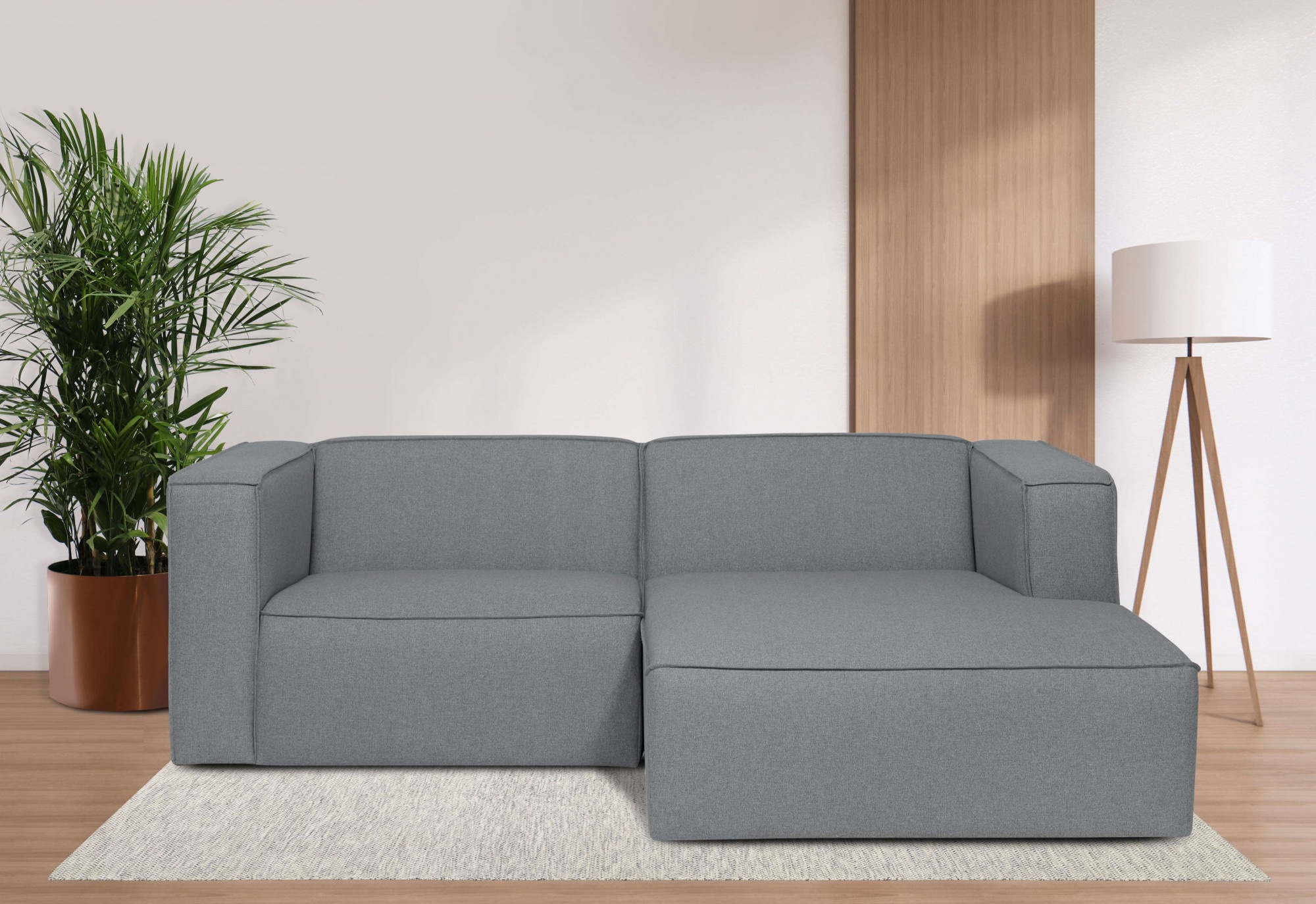 andas Ecksofa »Dalby, L-Form,«, extra tiefe Sitzfläche, mit Kedernaht, angenehmer Sitzkomfort