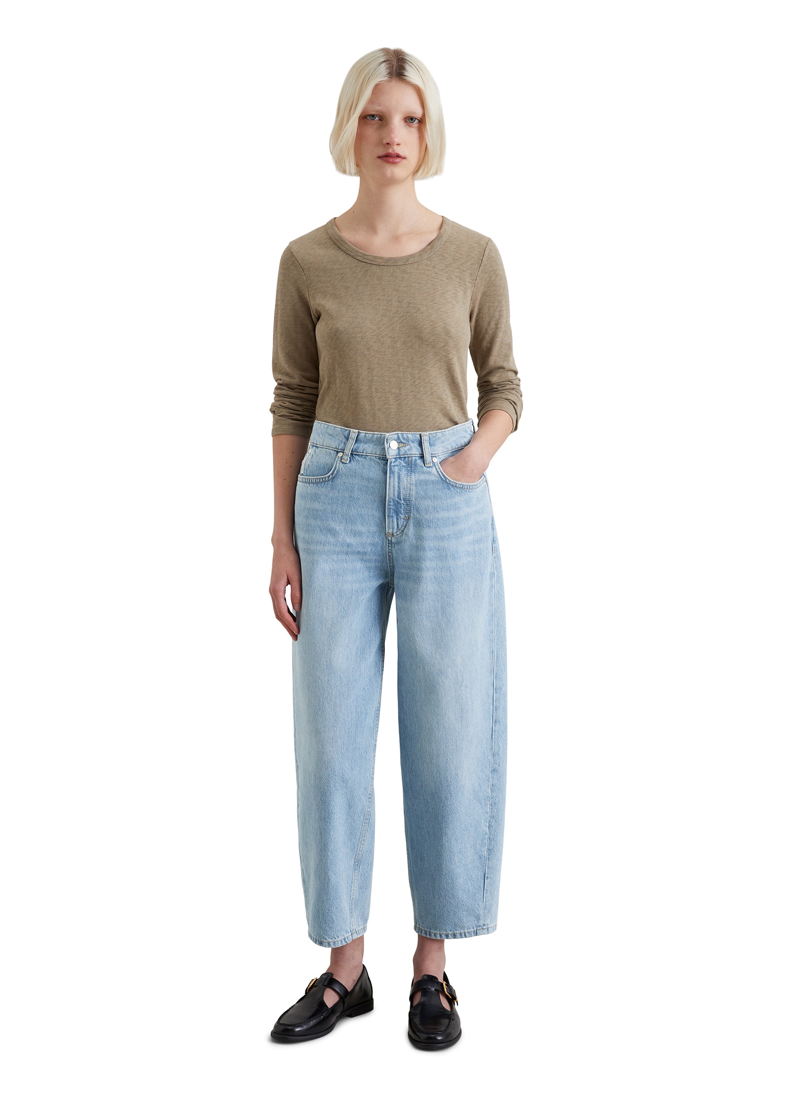 Marc O'Polo DENIM Langarmshirt »aus Heavy Slub Jersey«
