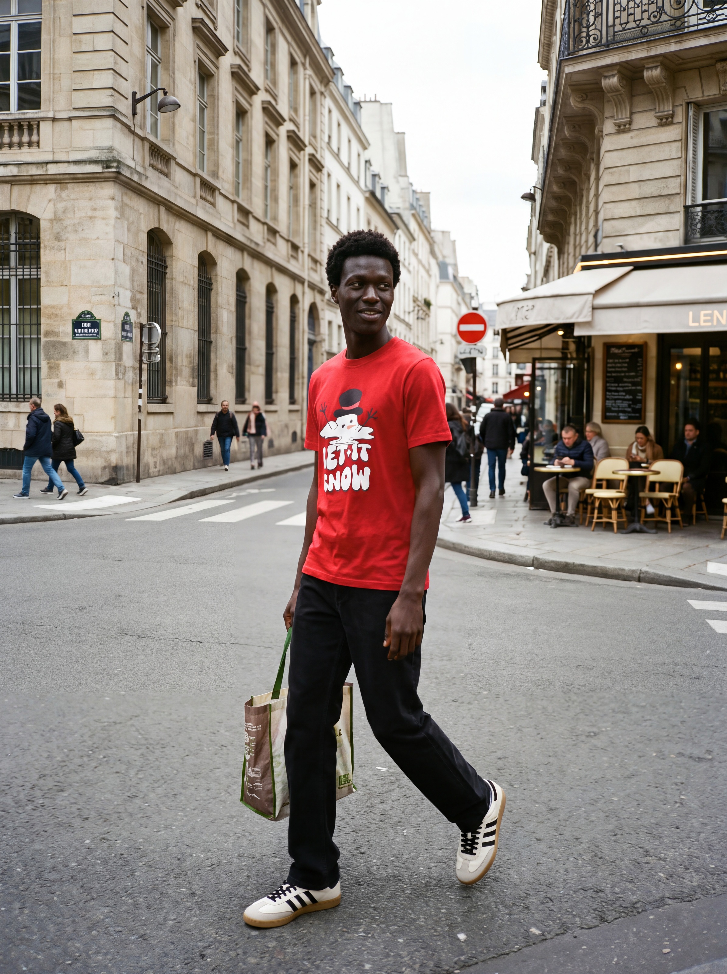 Jack & Jones T-Shirt »JJXMAS FUN TEE SS CREW NECK« Baumwolle, regular Fit